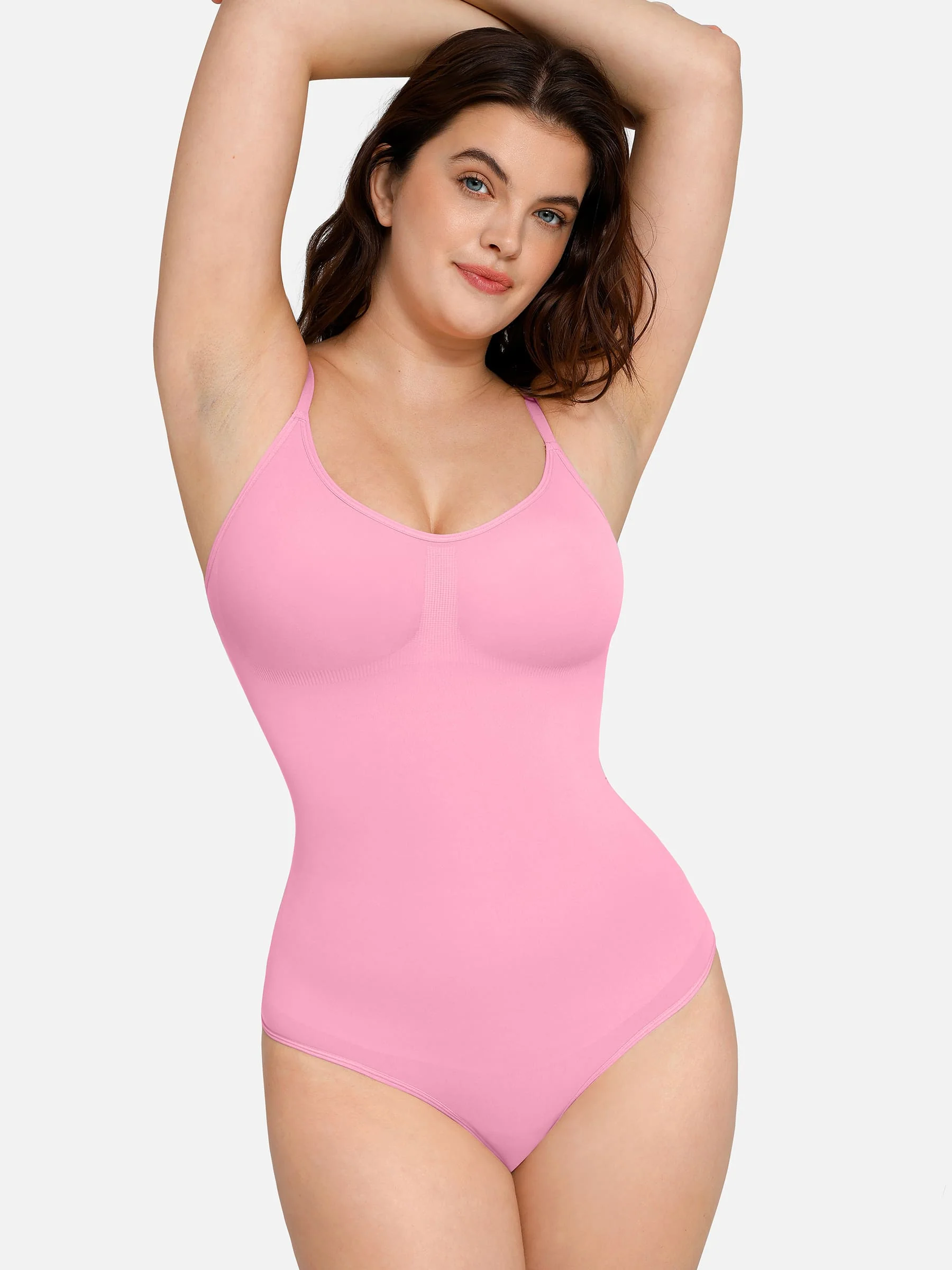 Feelingirl Everyday Wear Seamless Thong Bodysuit - Image 103