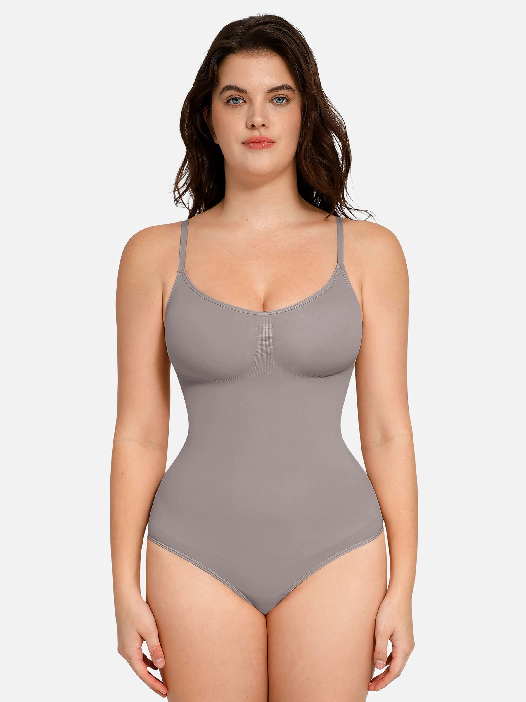 Feelingirl Everyday Wear Seamless Thong Bodysuit - Image 109