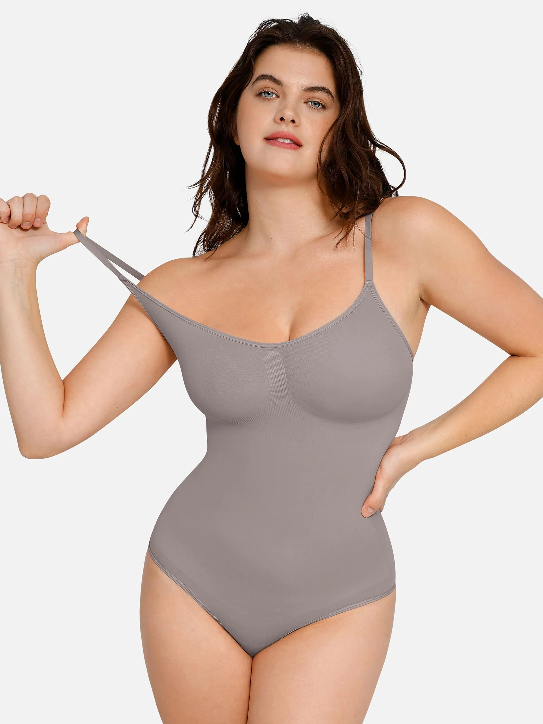 Feelingirl Everyday Wear Seamless Thong Bodysuit - Image 110