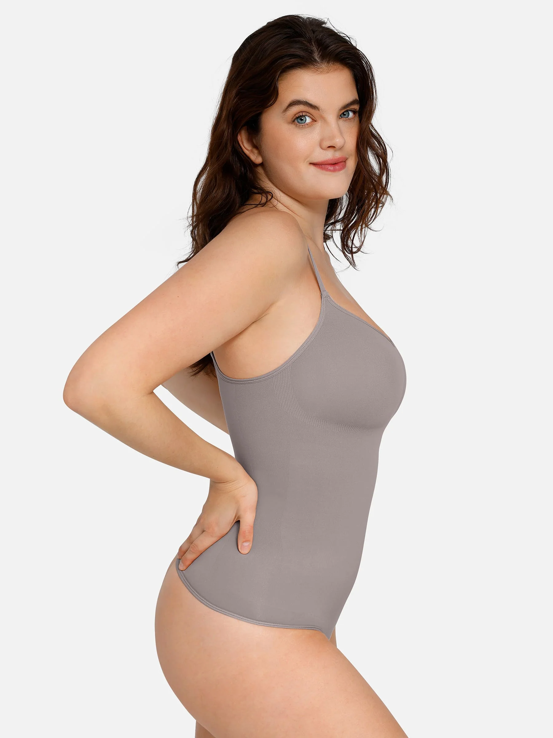 Feelingirl Everyday Wear Seamless Thong Bodysuit - Image 112
