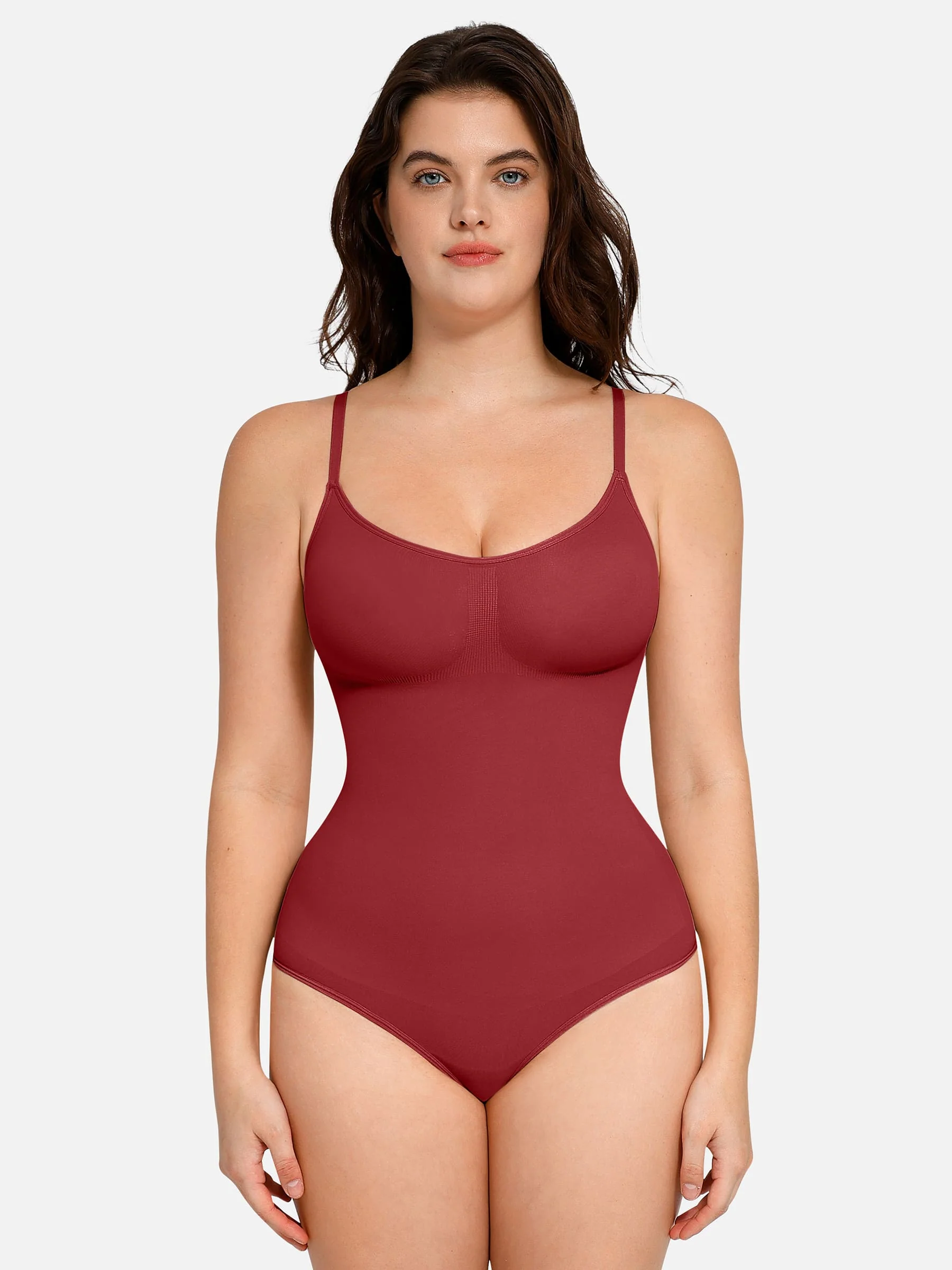 Feelingirl Everyday Wear Seamless Thong Bodysuit - Image 121