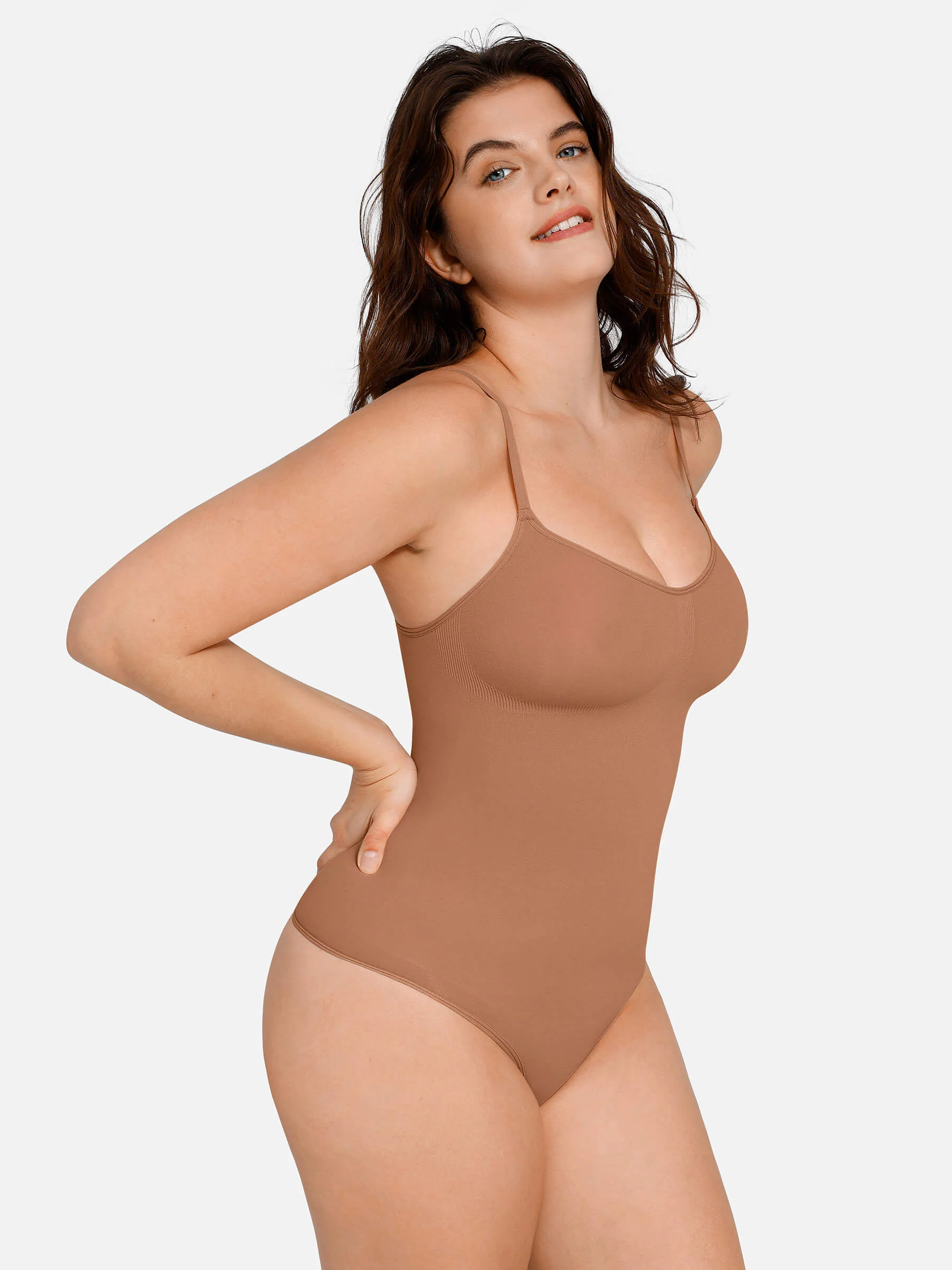 Feelingirl Everyday Wear Seamless Thong Bodysuit - Image 21