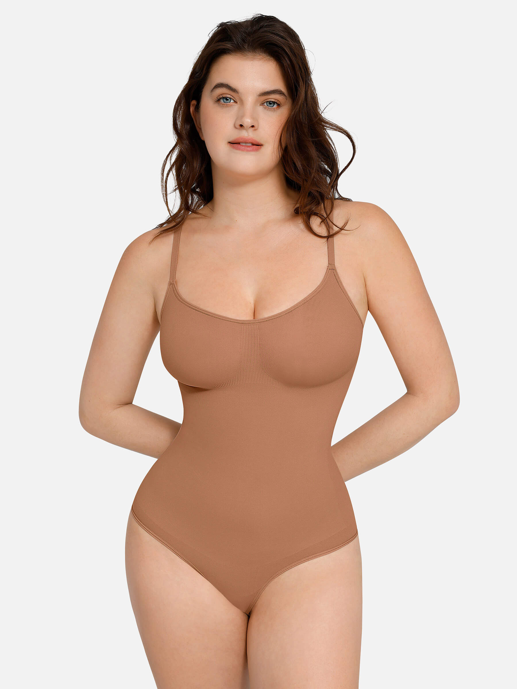Feelingirl Everyday Wear Seamless Thong Bodysuit - Image 23