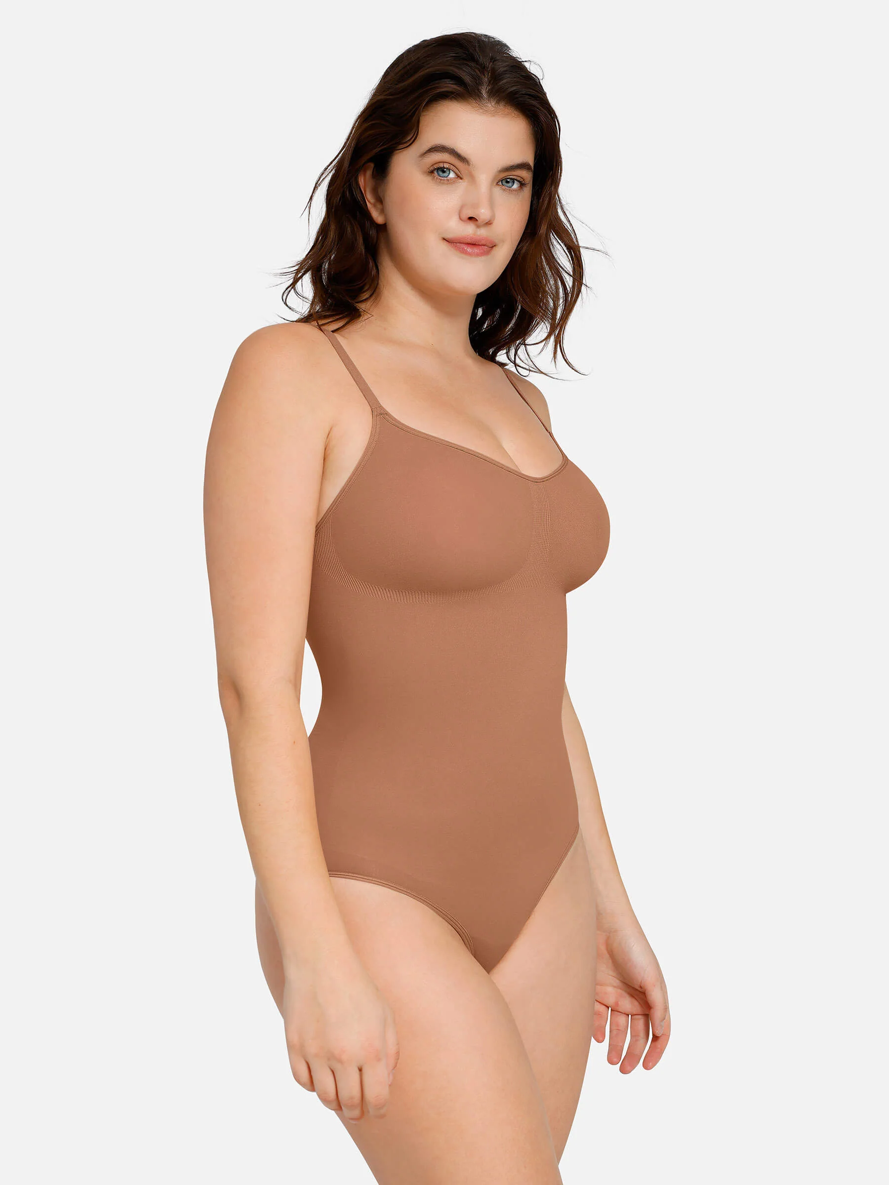 Feelingirl Everyday Wear Seamless Thong Bodysuit - Image 24