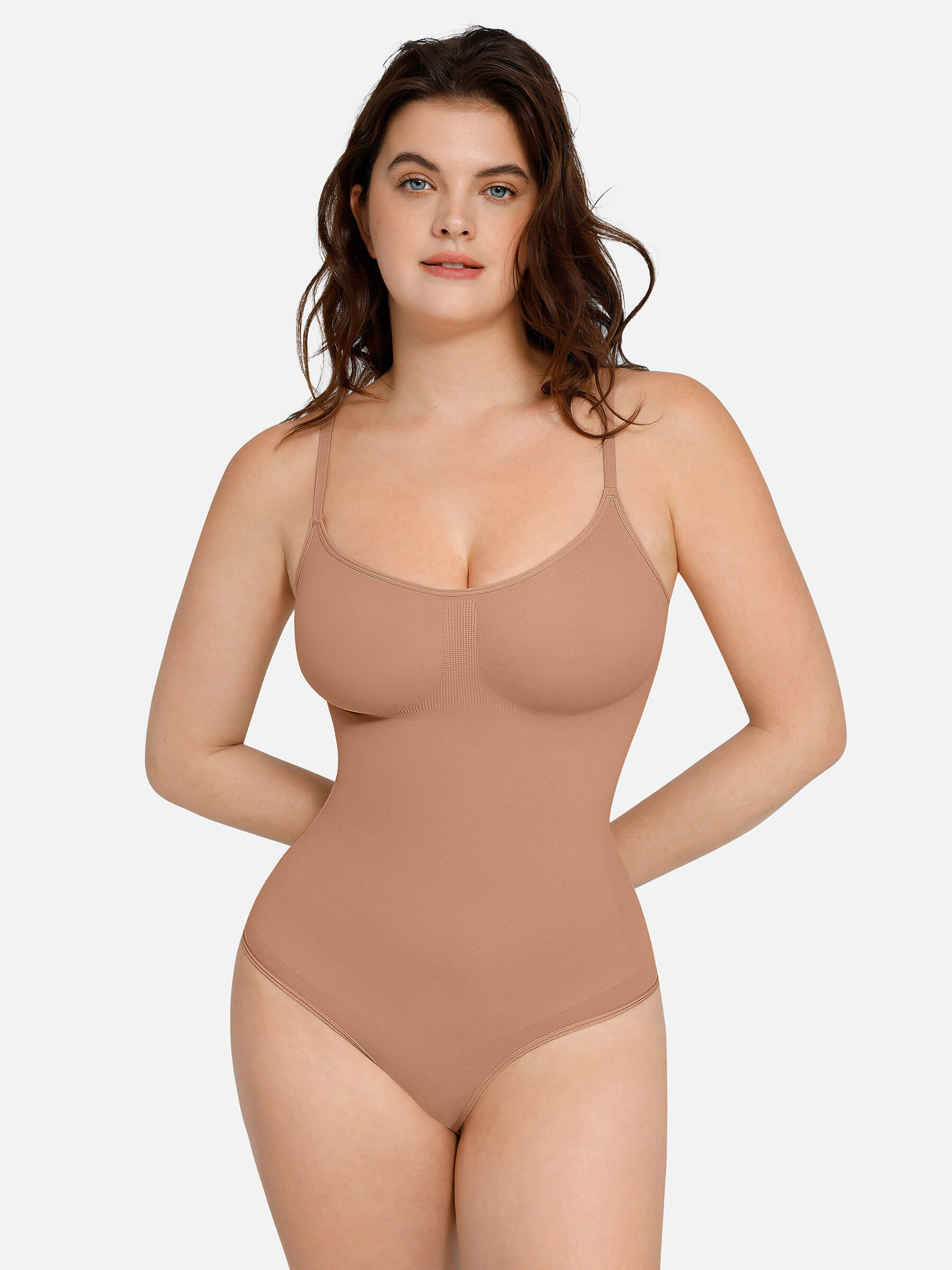 Feelingirl Everyday Wear Seamless Thong Bodysuit - Image 28