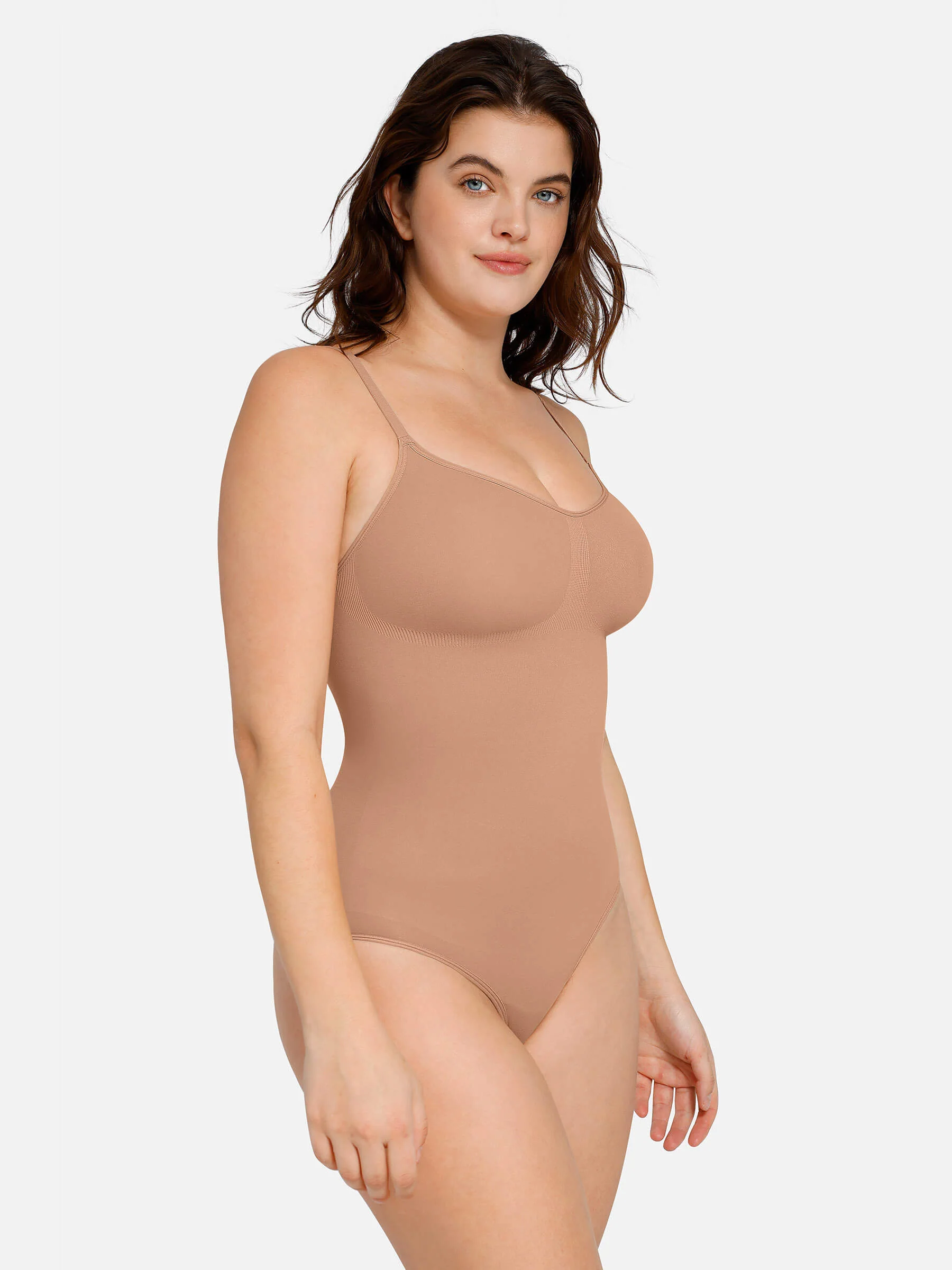 Feelingirl Everyday Wear Seamless Thong Bodysuit - Image 29
