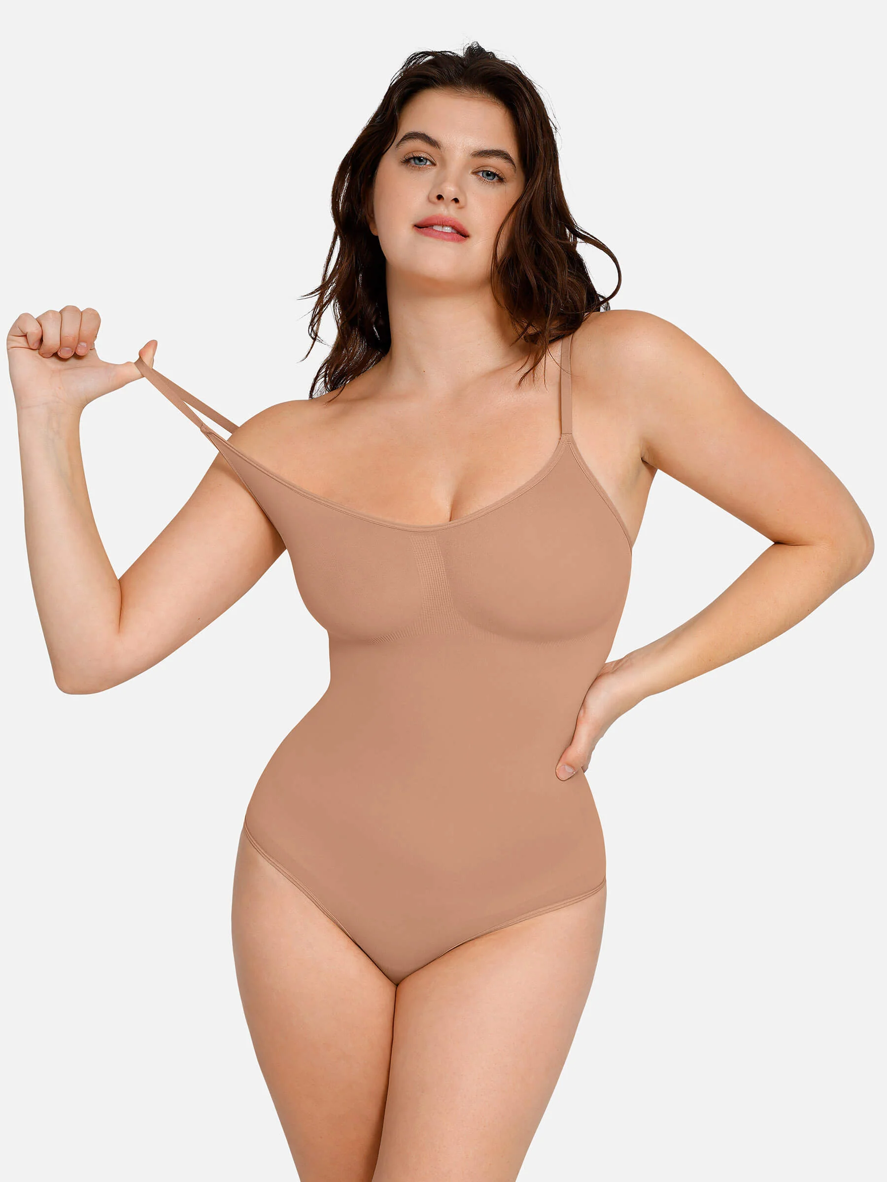 Feelingirl Everyday Wear Seamless Thong Bodysuit - Image 30