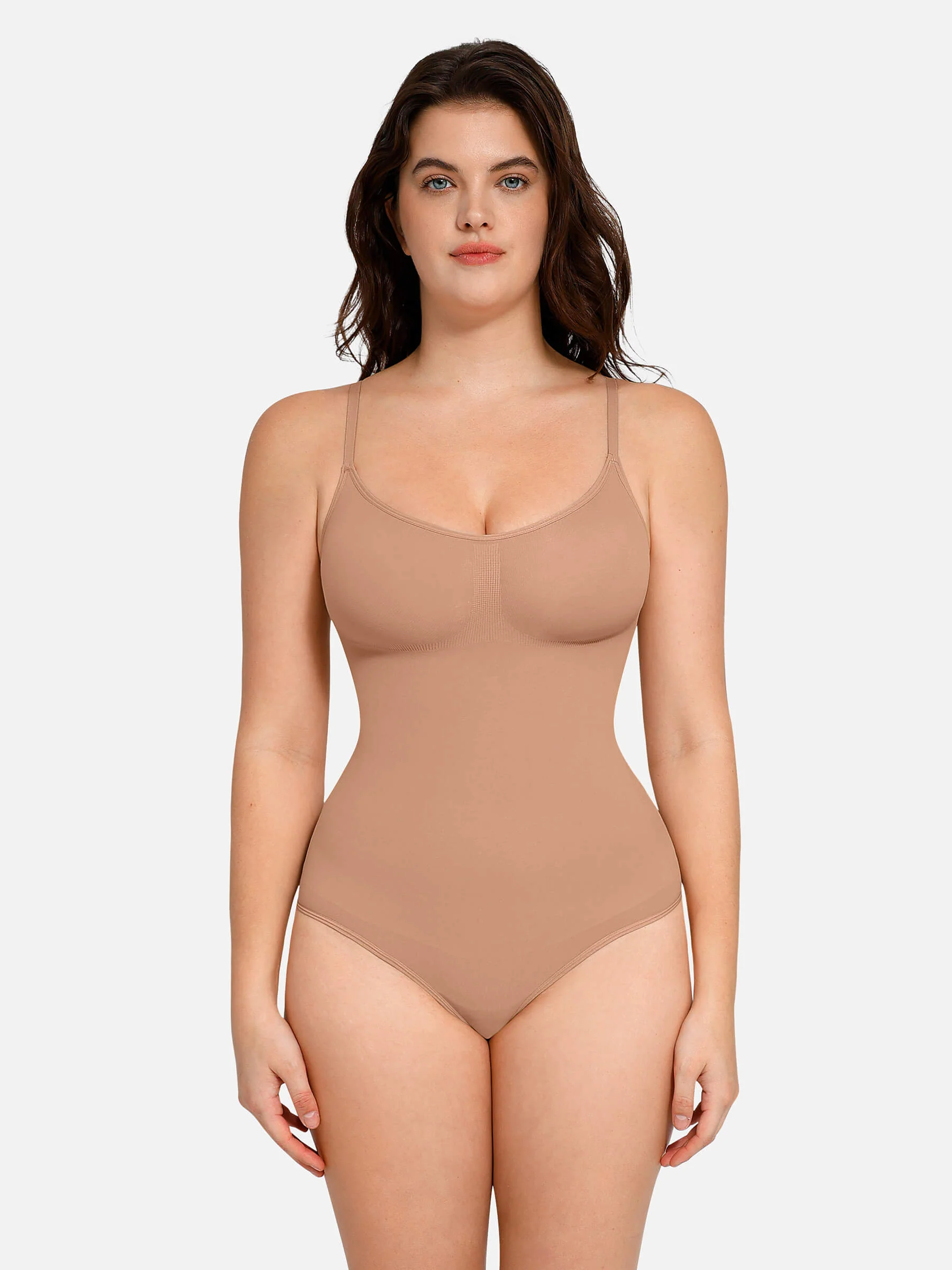 Feelingirl Everyday Wear Seamless Thong Bodysuit - Image 33