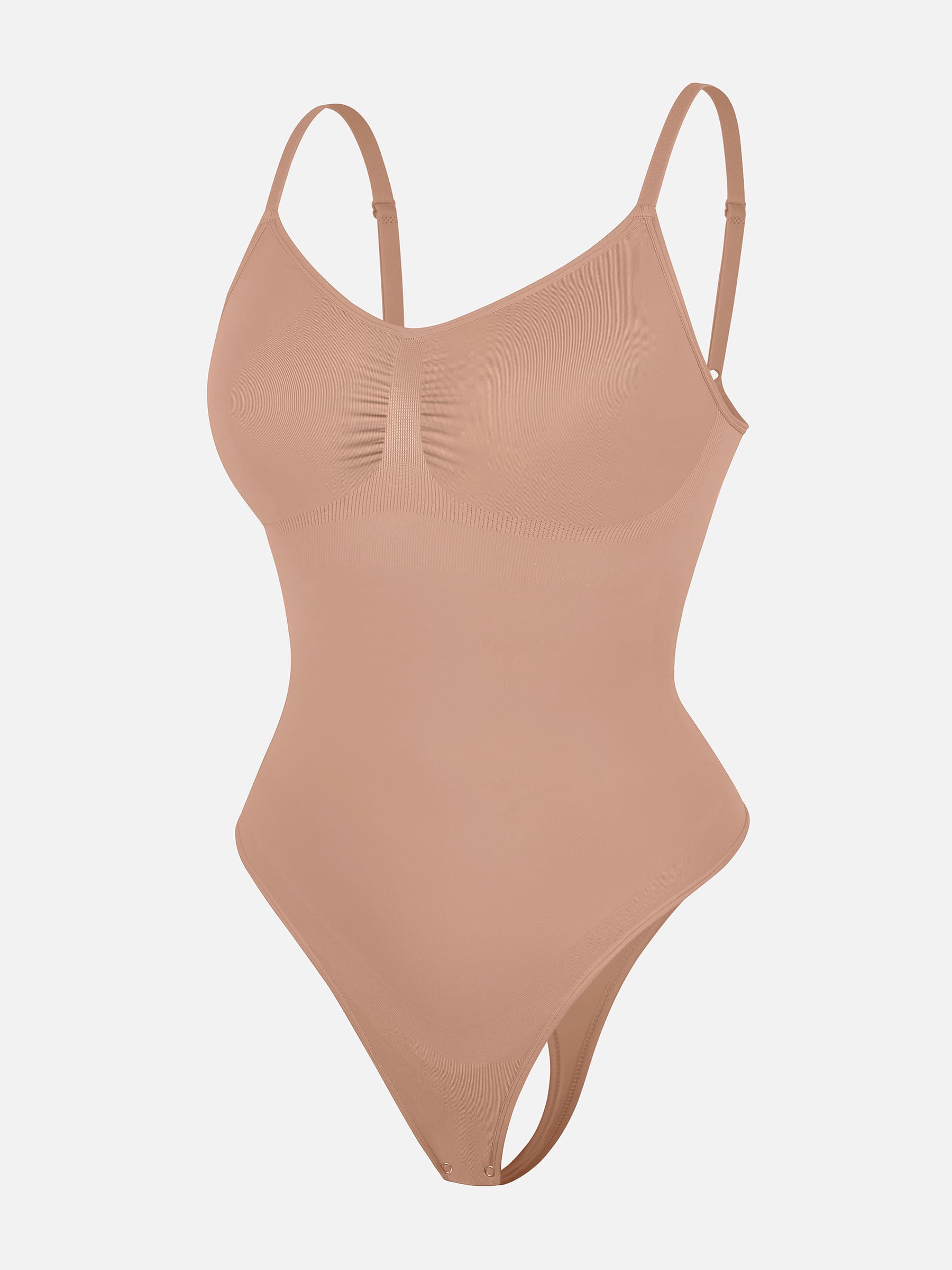 Feelingirl Everyday Wear Seamless Thong Bodysuit - Image 35