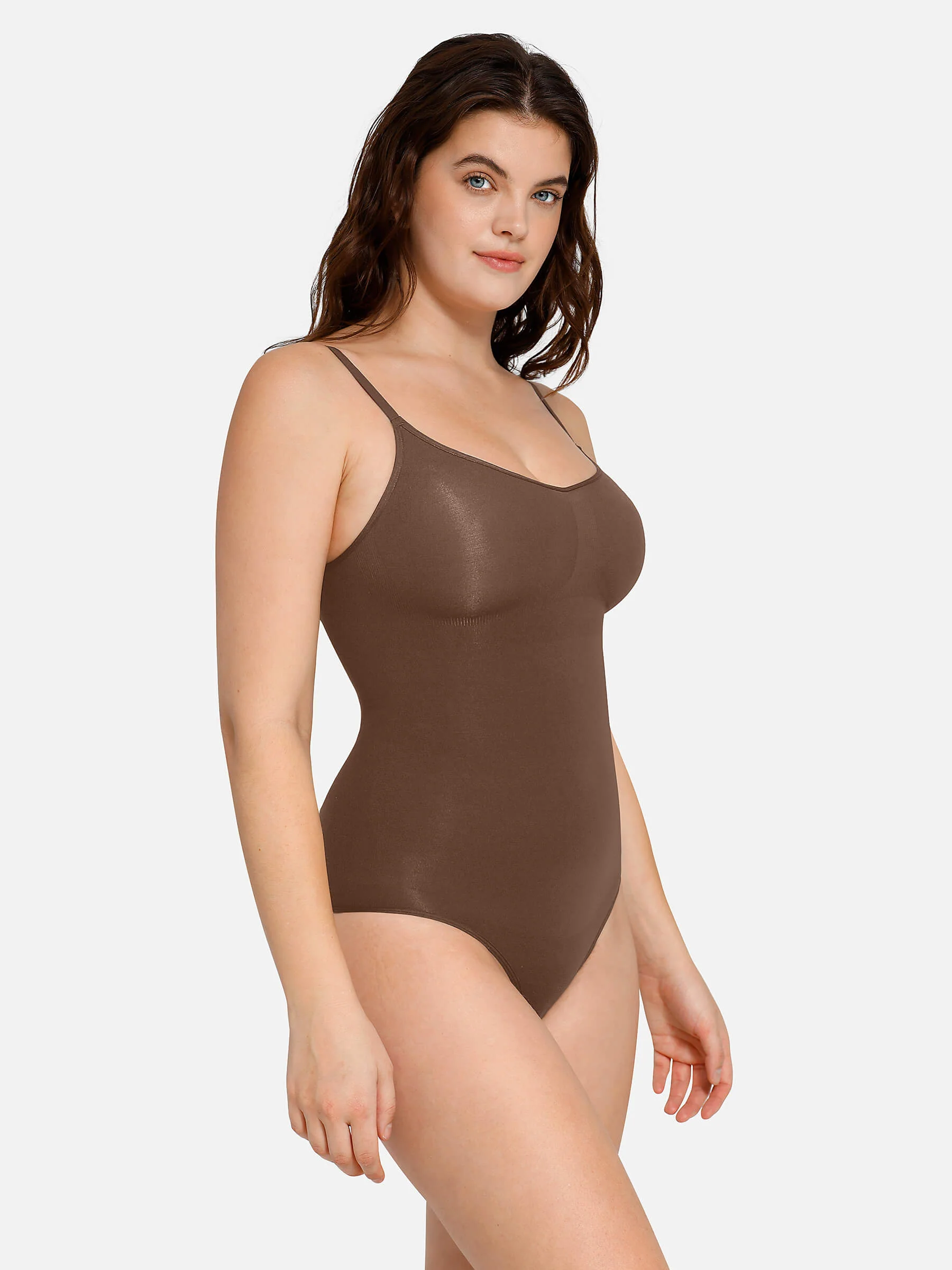 Feelingirl Everyday Wear Seamless Thong Bodysuit - Image 37
