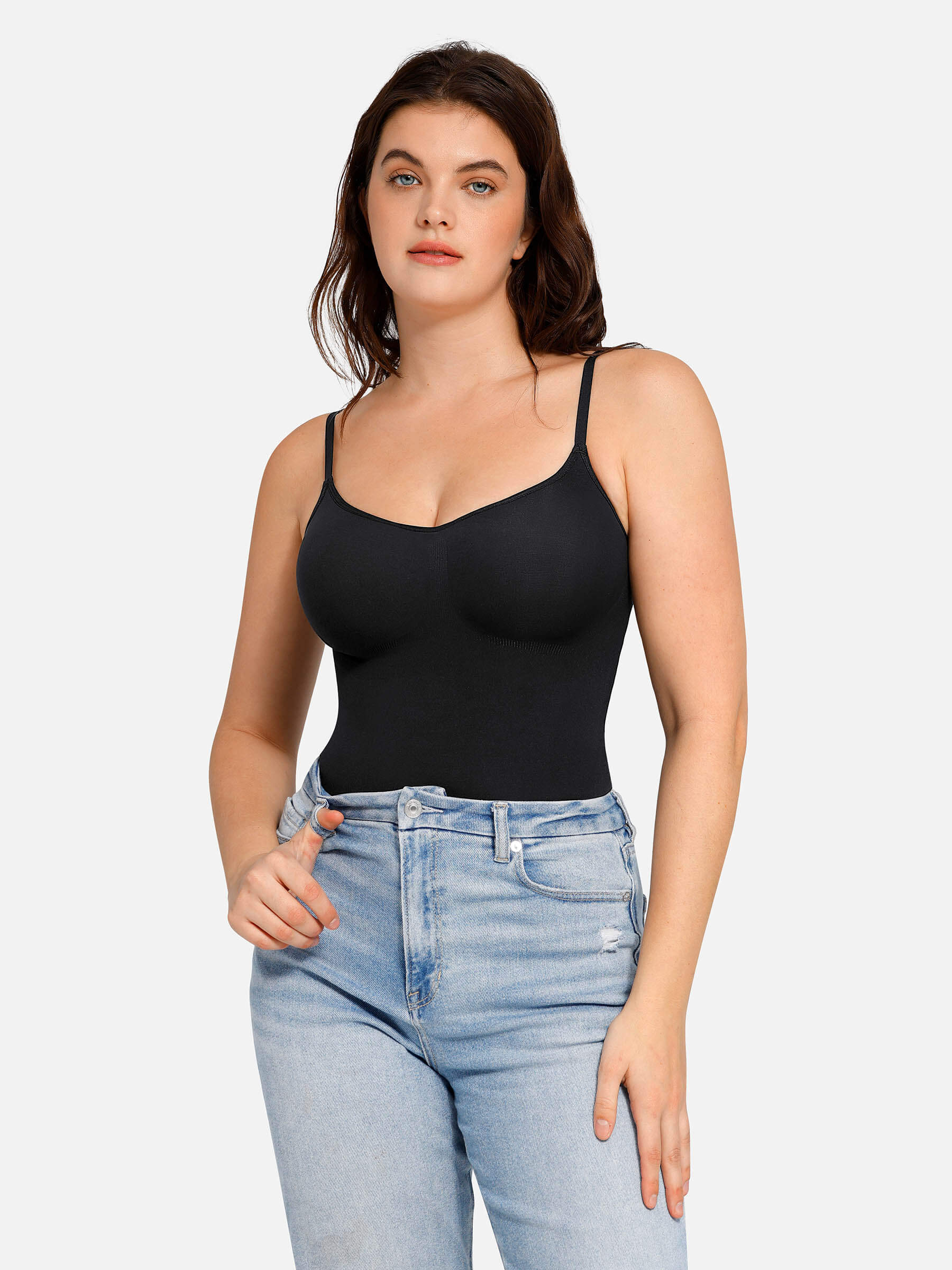 Feelingirl Everyday Wear Seamless Thong Bodysuit - Image 4