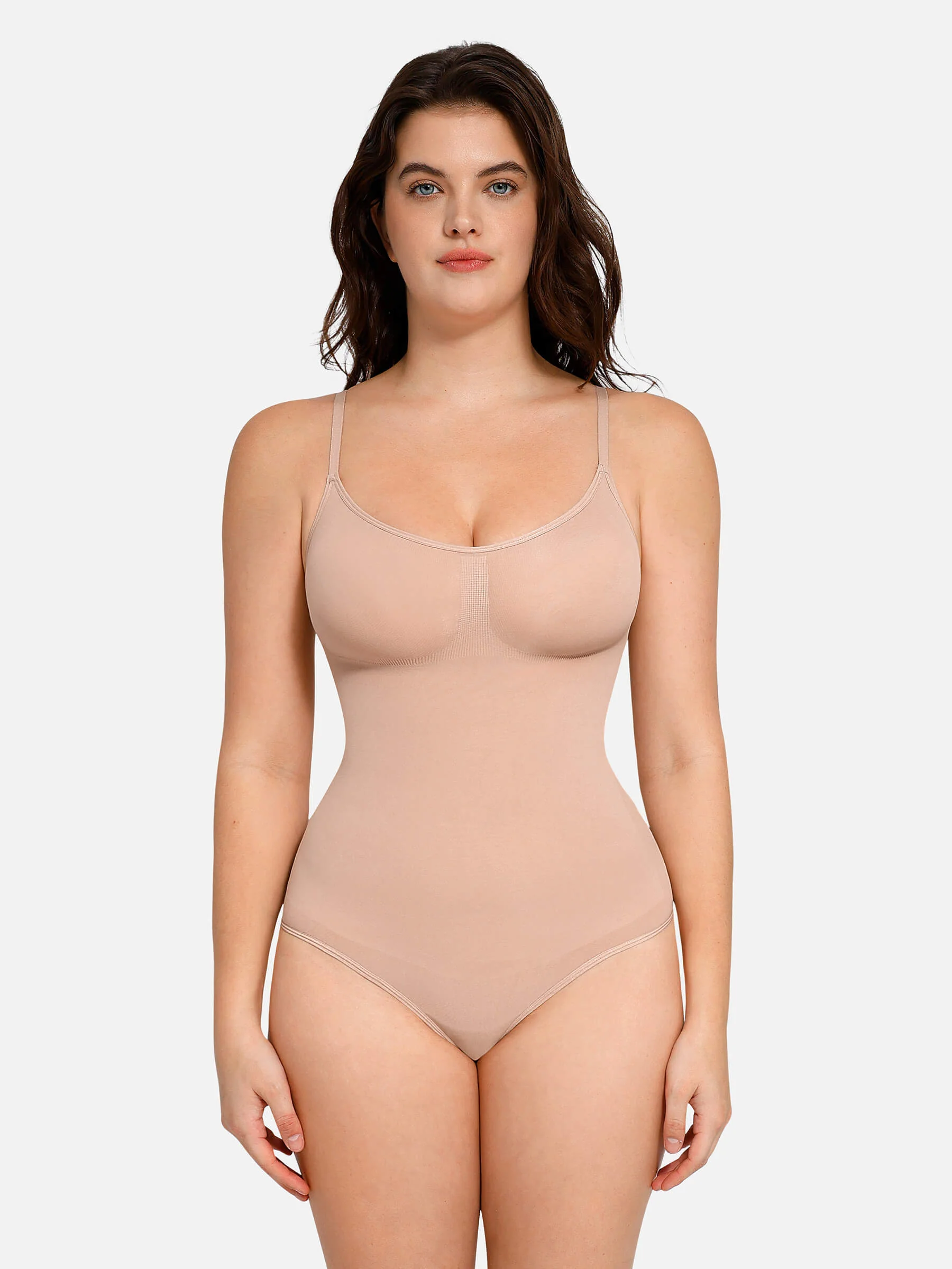 Feelingirl Everyday Wear Seamless Thong Bodysuit - Image 52