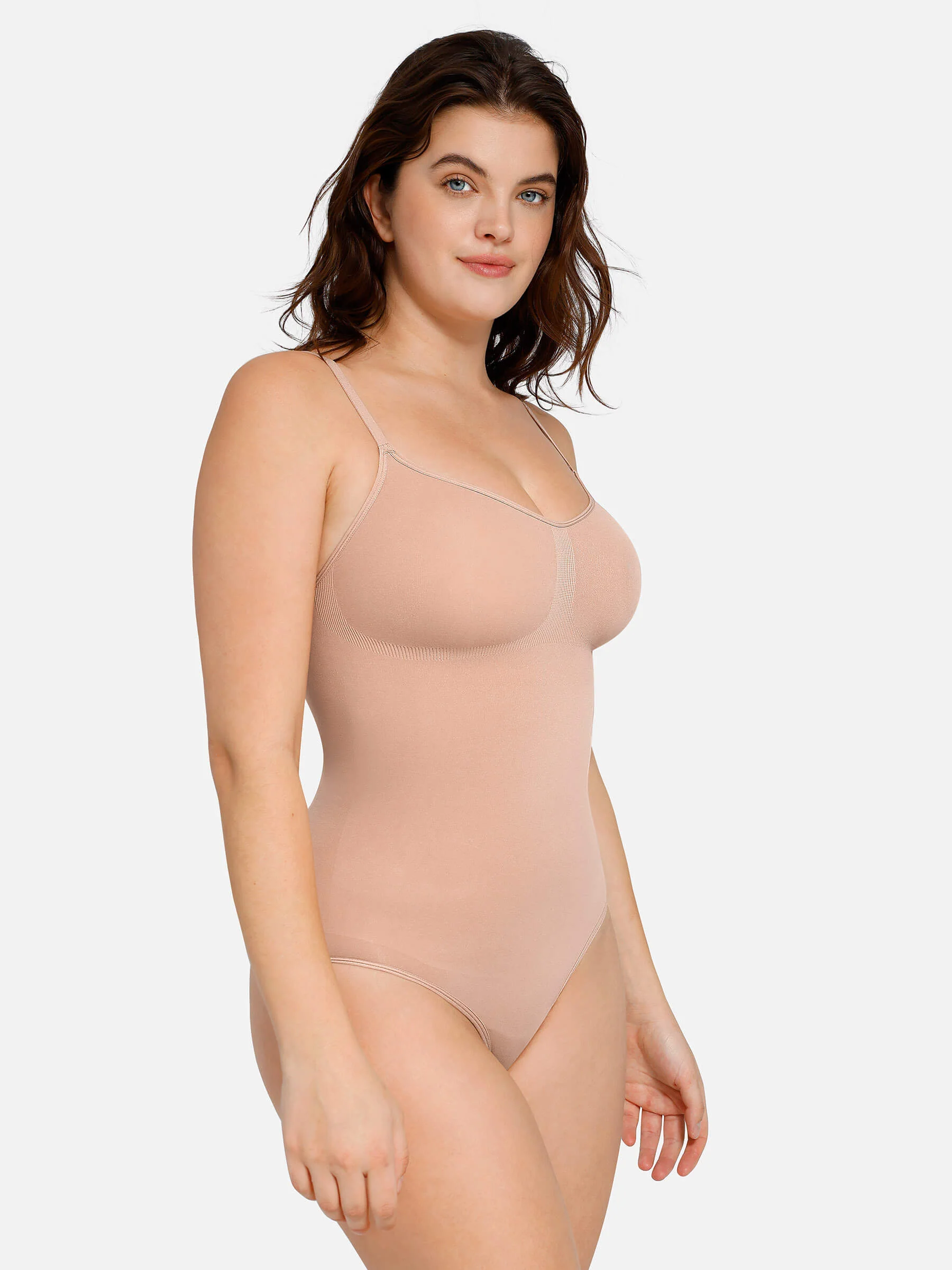 Feelingirl Everyday Wear Seamless Thong Bodysuit - Image 57