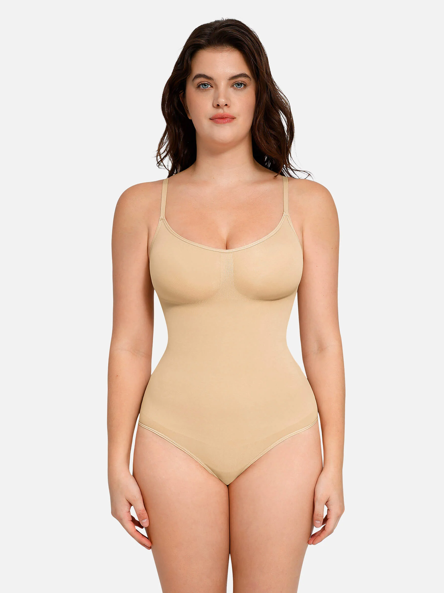 Feelingirl Everyday Wear Seamless Thong Bodysuit - Image 61