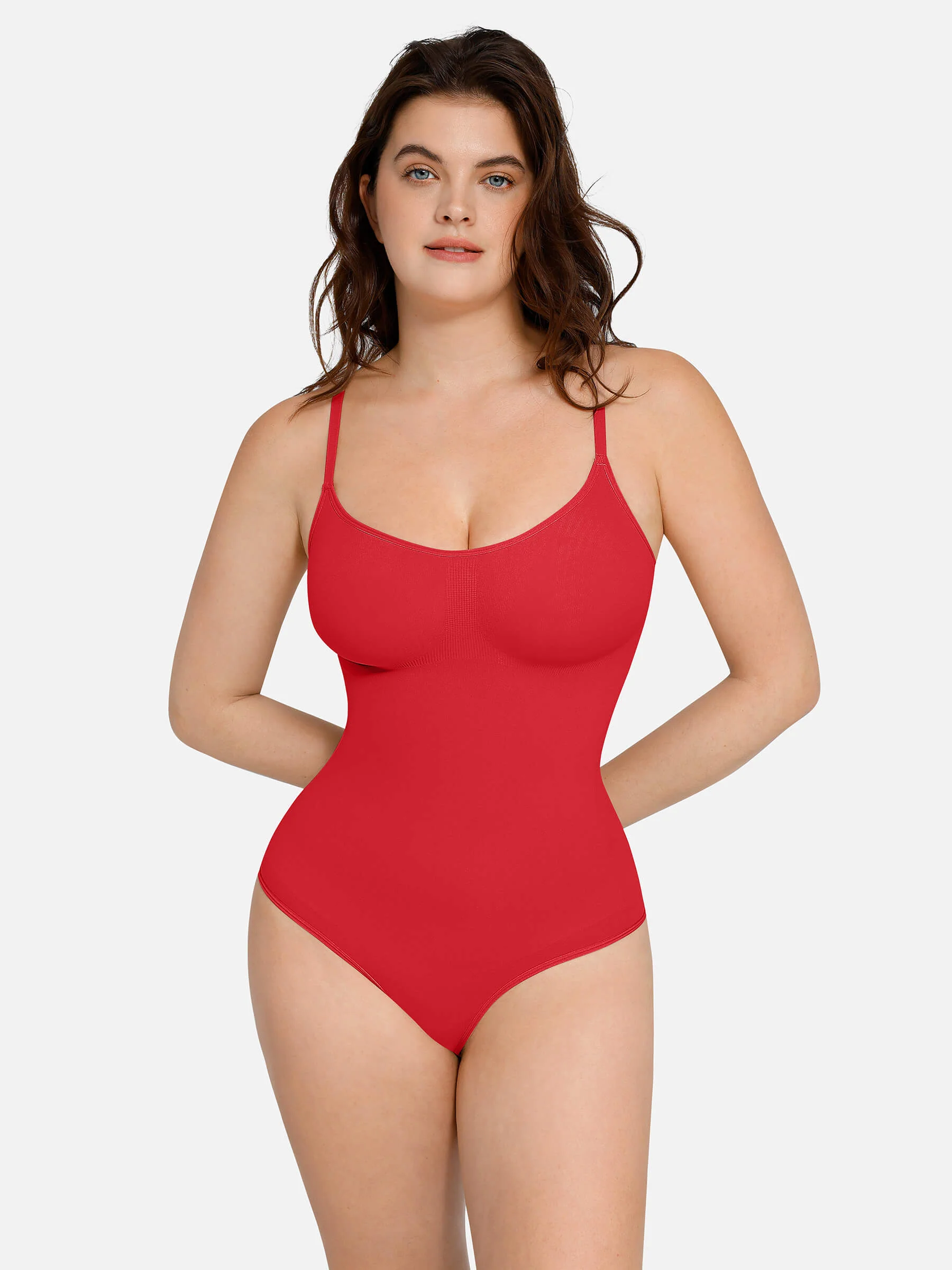 Feelingirl Everyday Wear Seamless Thong Bodysuit - Image 71