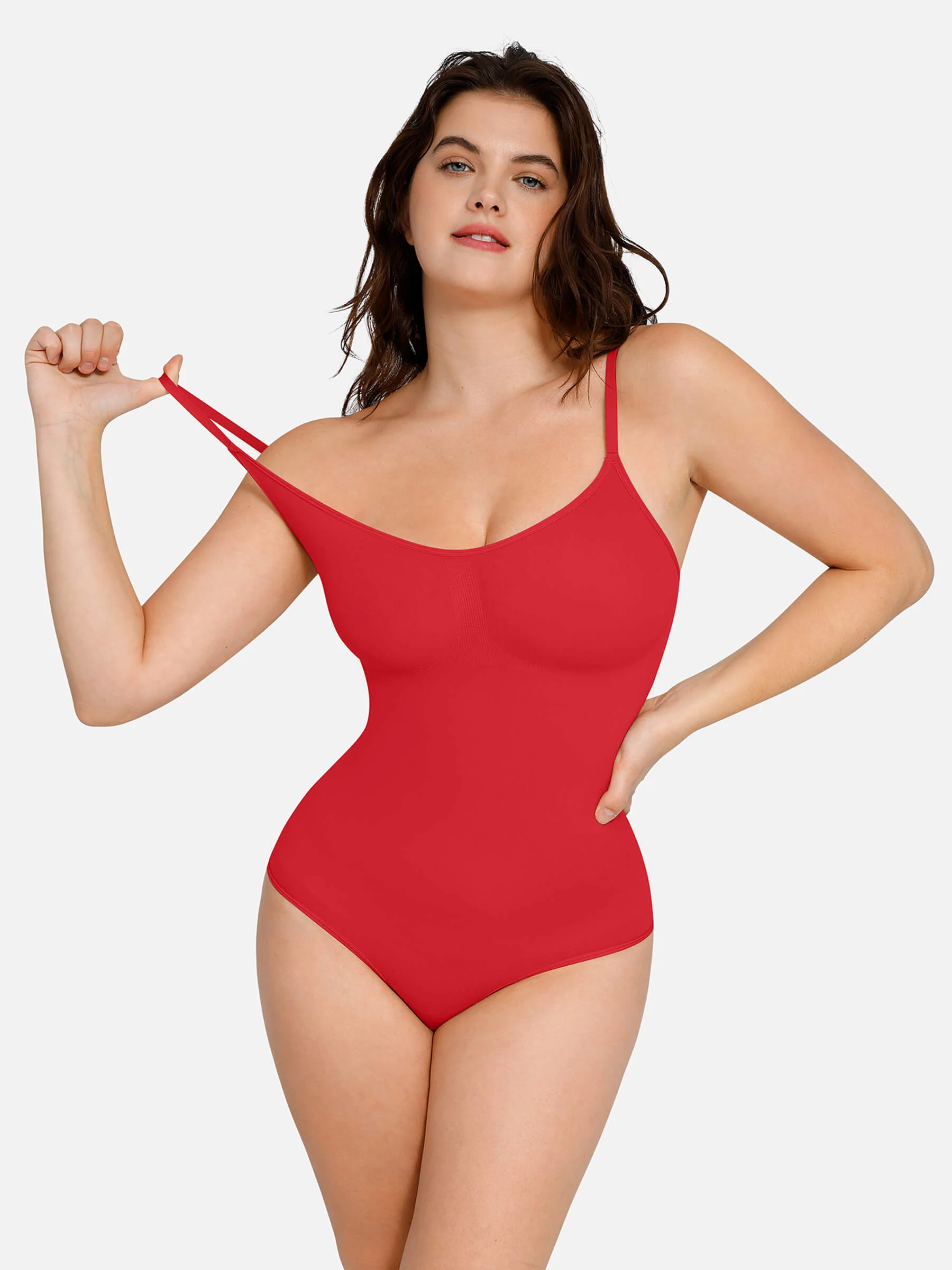 Feelingirl Everyday Wear Seamless Thong Bodysuit - Image 74