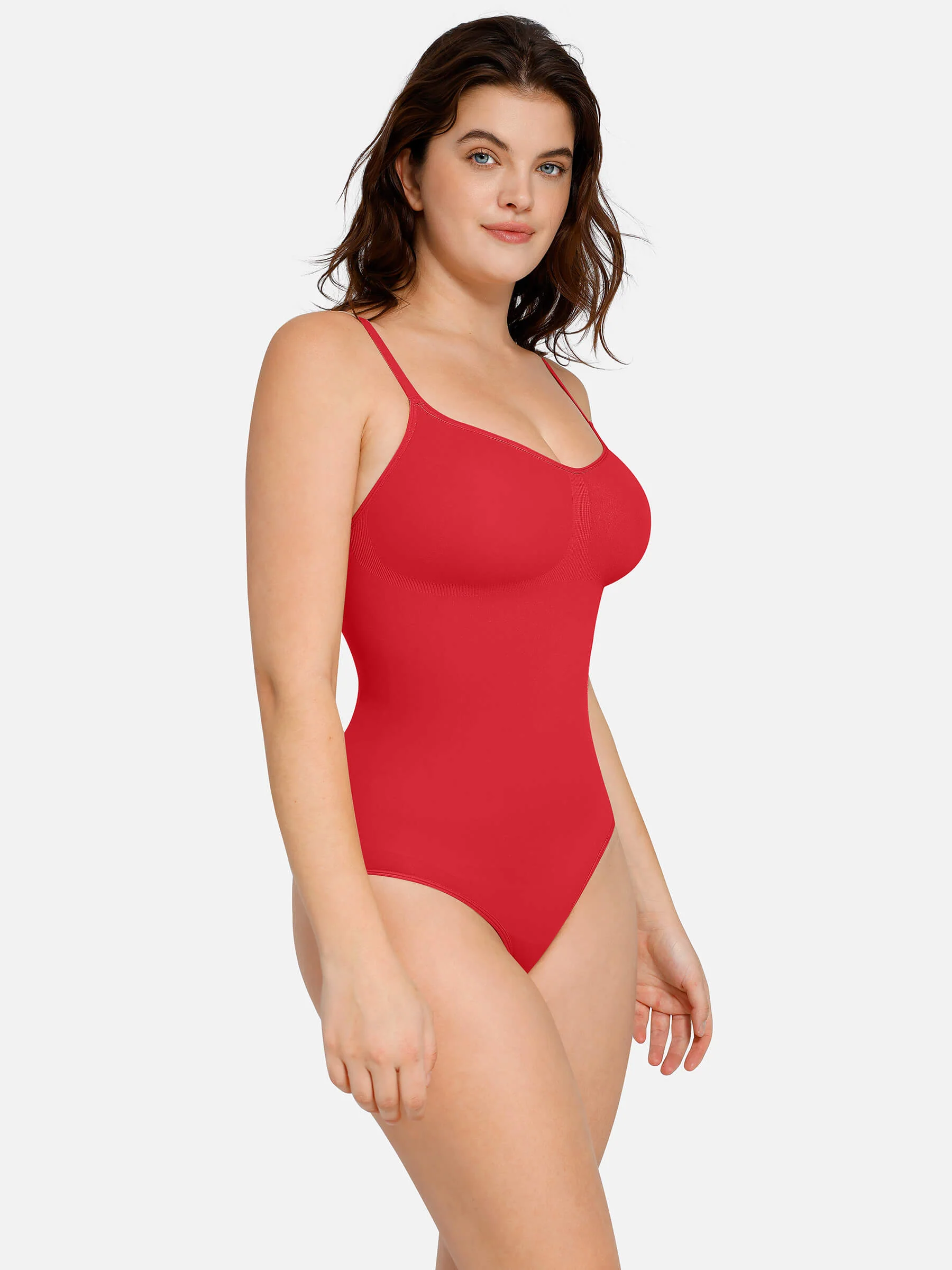 Feelingirl Everyday Wear Seamless Thong Bodysuit - Image 76