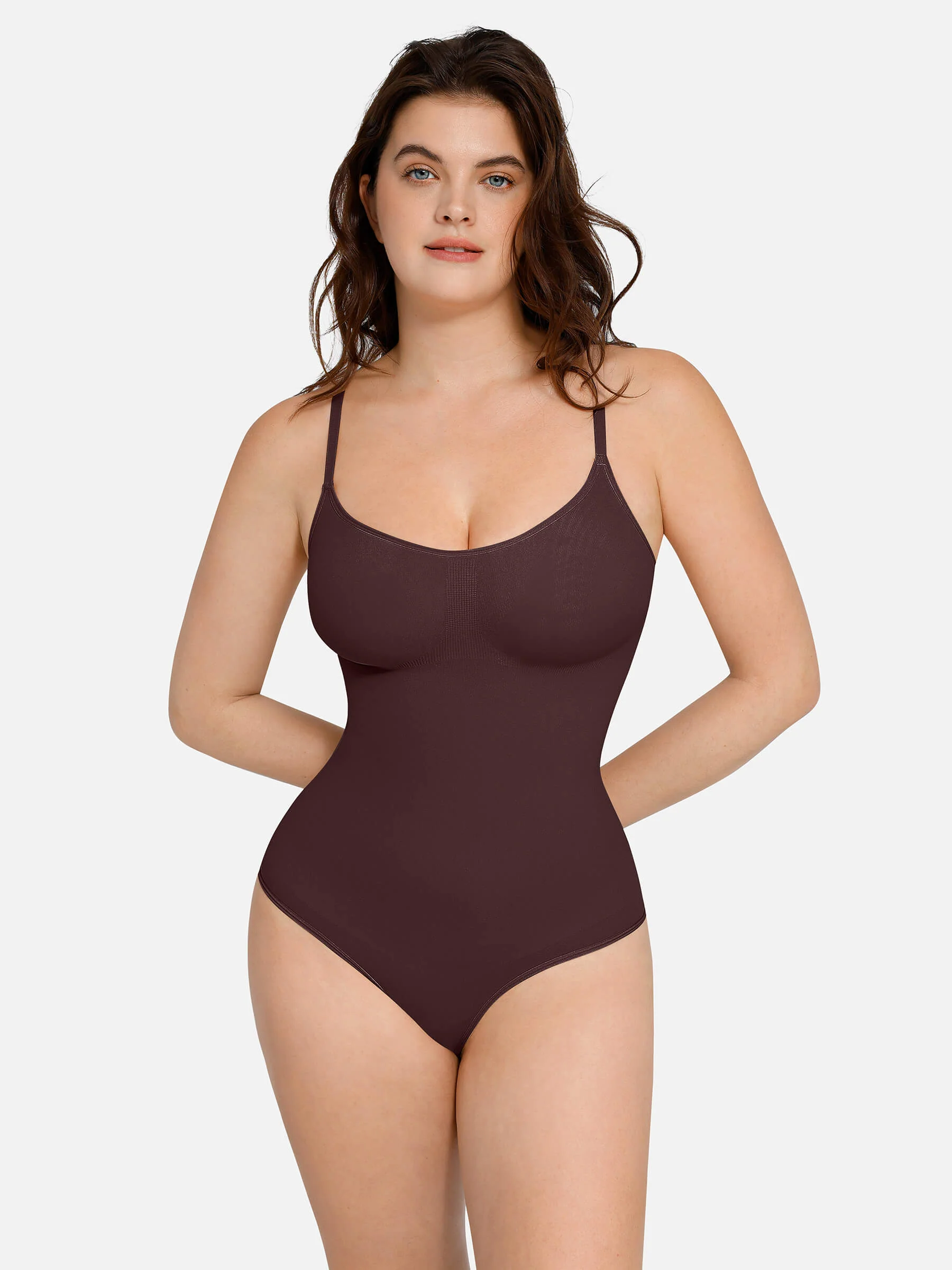 Feelingirl Everyday Wear Seamless Thong Bodysuit - Image 80