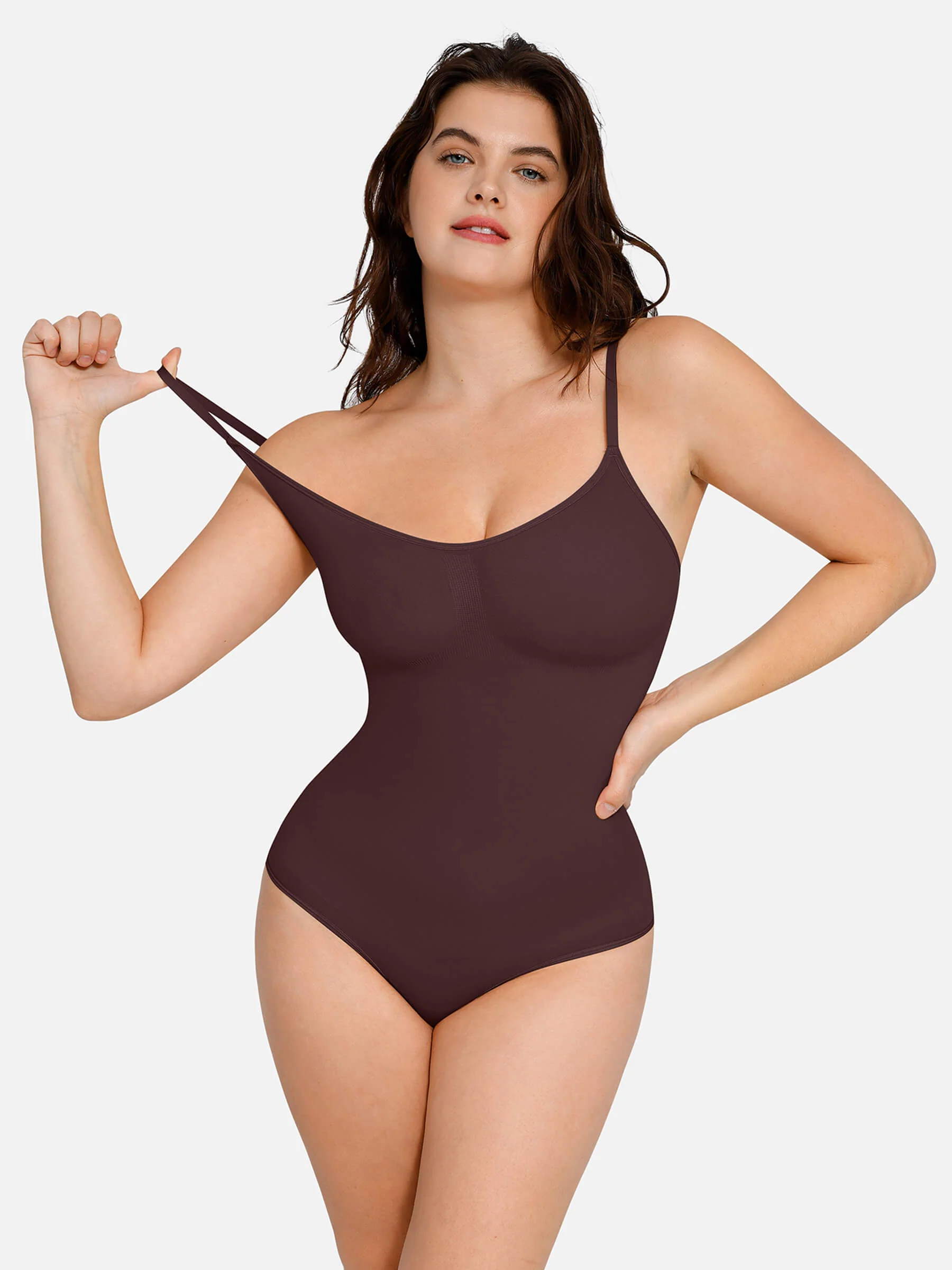 Feelingirl Everyday Wear Seamless Thong Bodysuit - Image 81