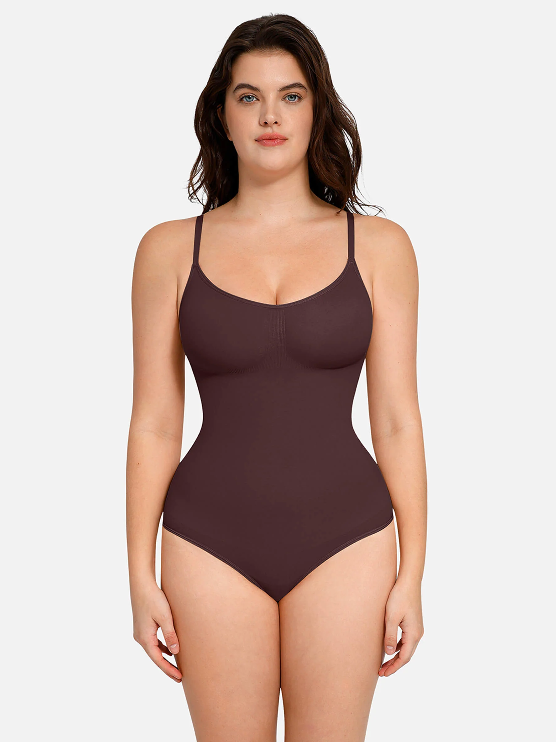 Feelingirl Everyday Wear Seamless Thong Bodysuit - Image 83