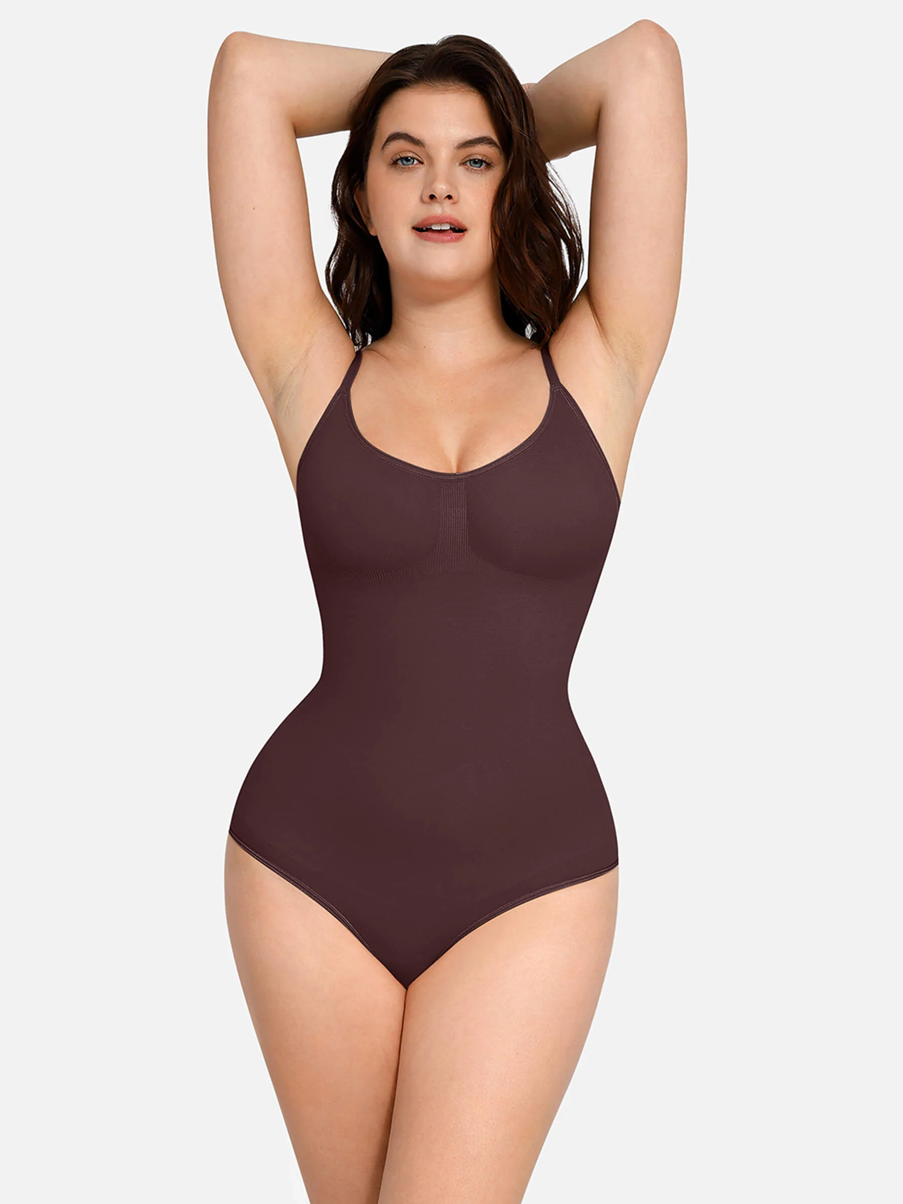Feelingirl Everyday Wear Seamless Thong Bodysuit - Image 85