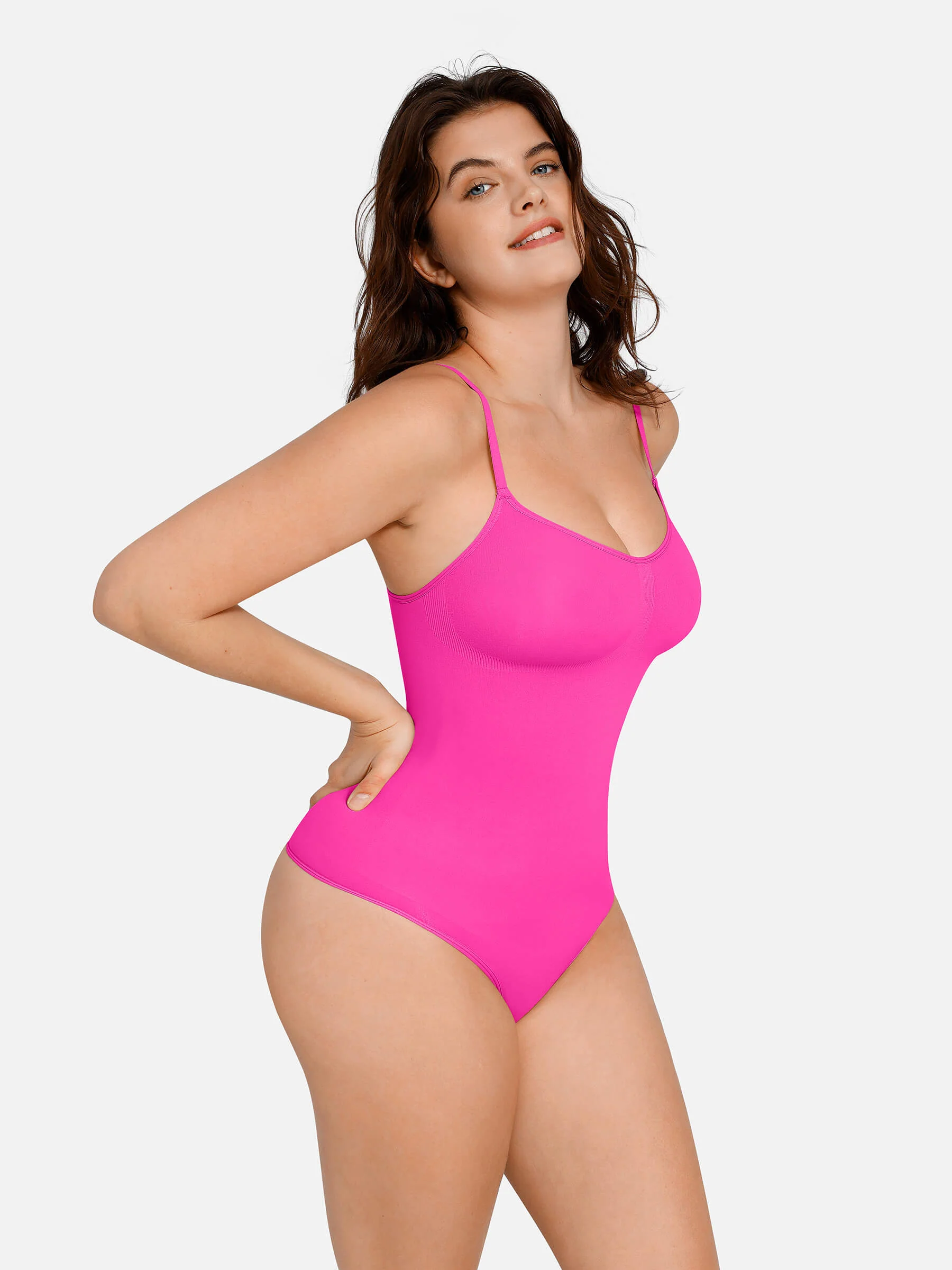 Feelingirl Everyday Wear Seamless Thong Bodysuit - Image 92