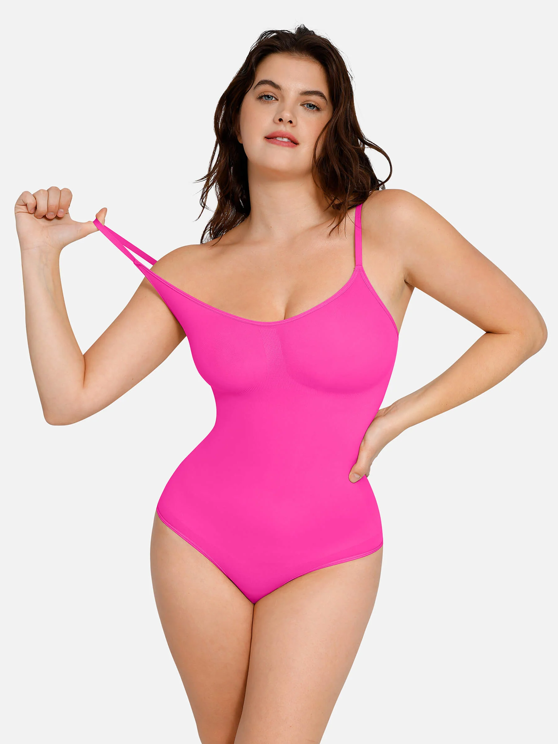 Feelingirl Everyday Wear Seamless Thong Bodysuit - Image 95
