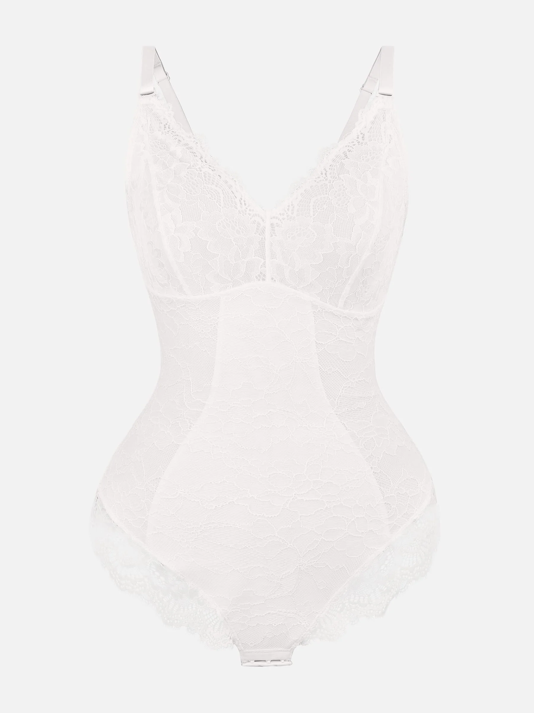 Lace Sculpt V-Neck  Bodysuit - Image 13