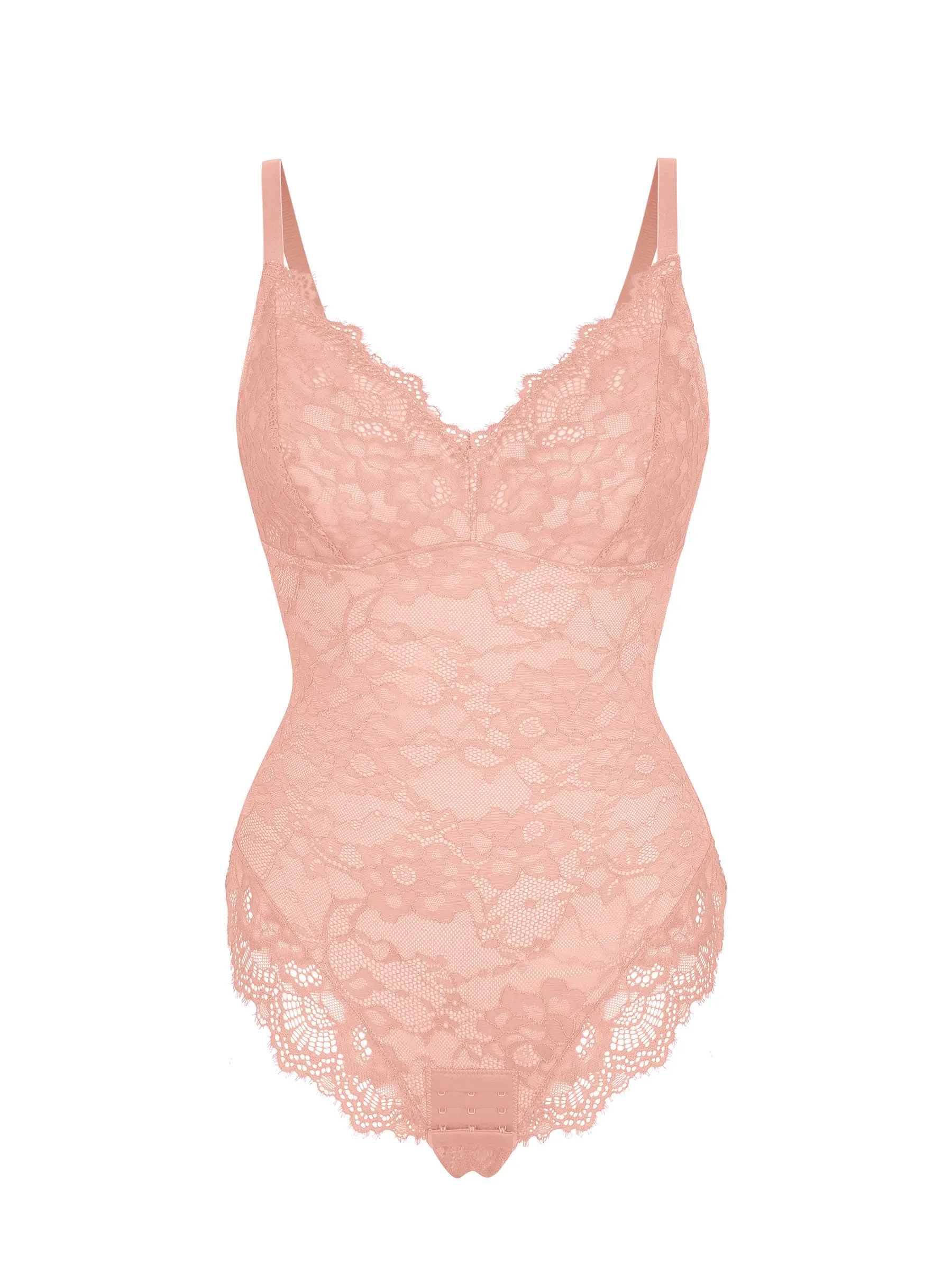 Lace Sculpt V-Neck  Bodysuit - Image 47
