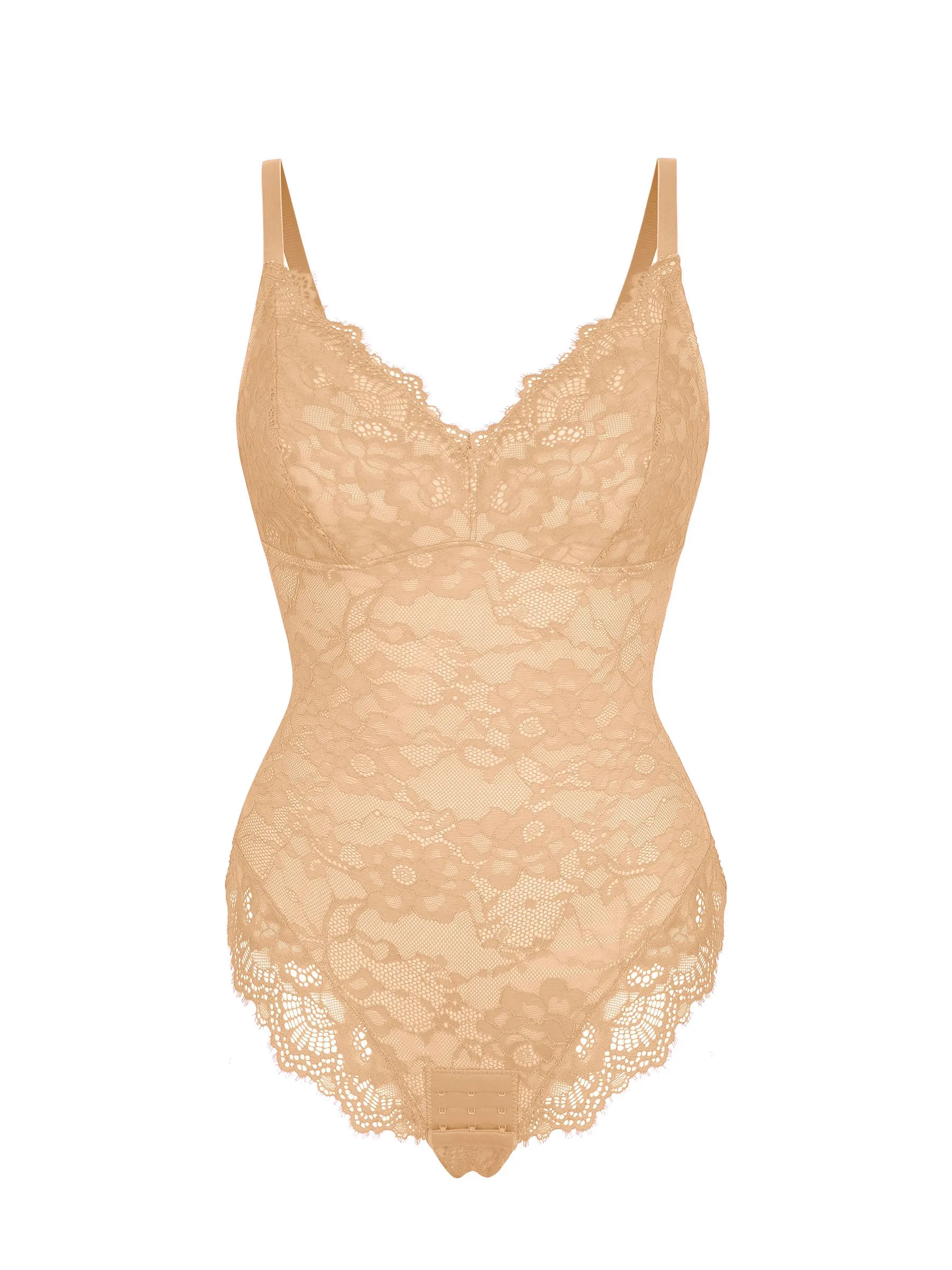 Lace Sculpt V-Neck  Bodysuit - Image 57