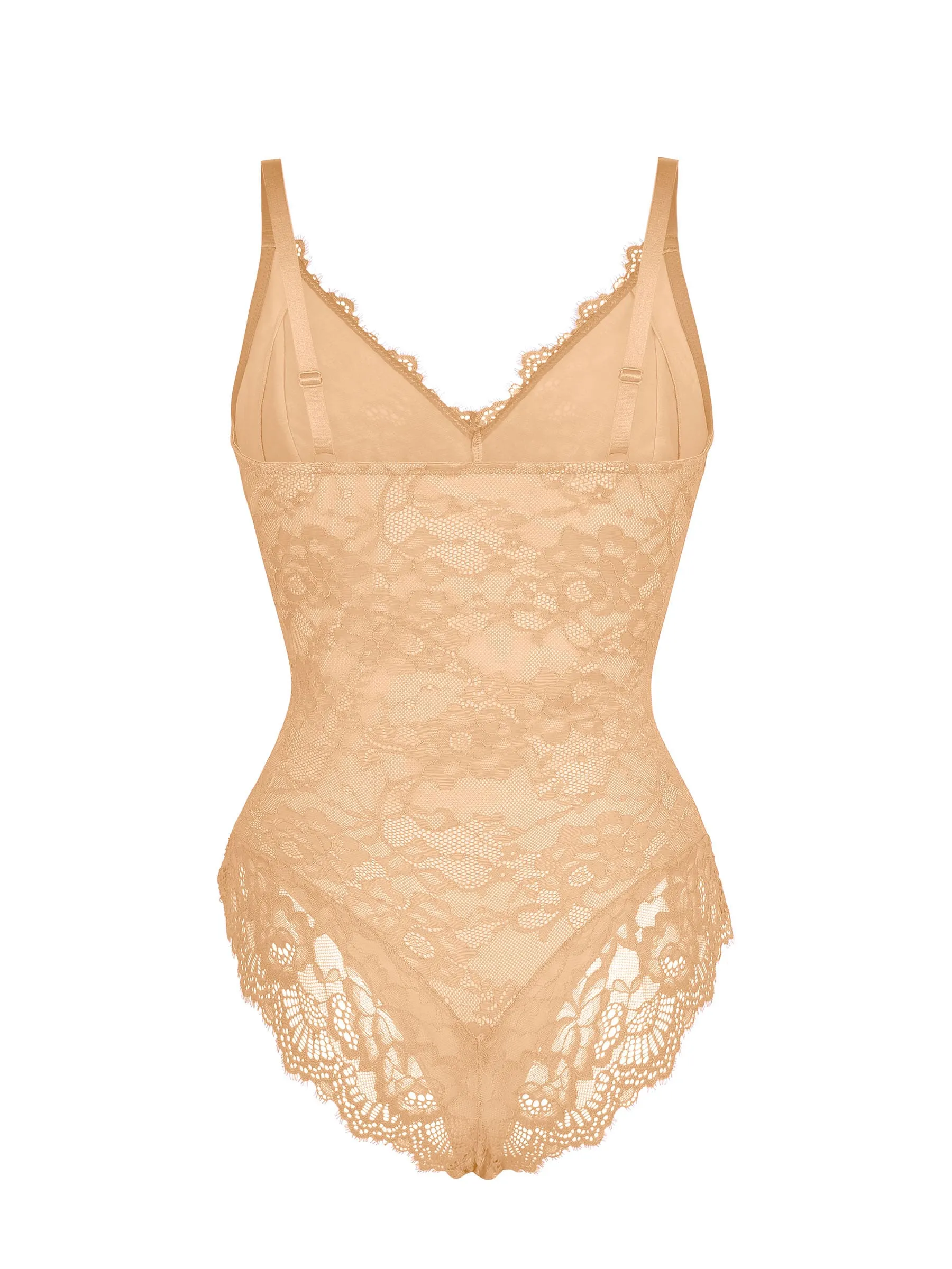 Lace Sculpt V-Neck  Bodysuit - Image 58