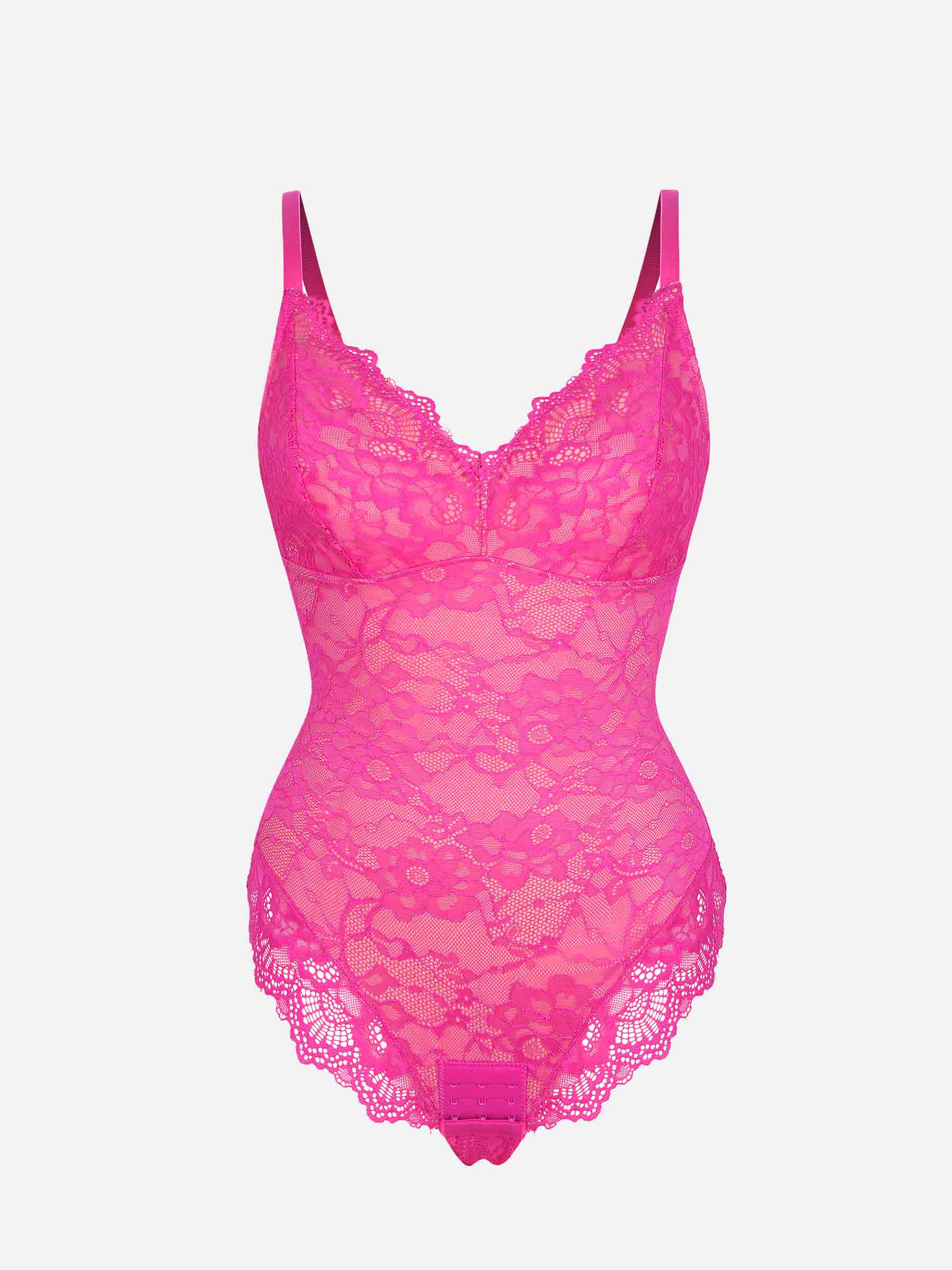 Lace Sculpt V-Neck  Bodysuit - Image 64