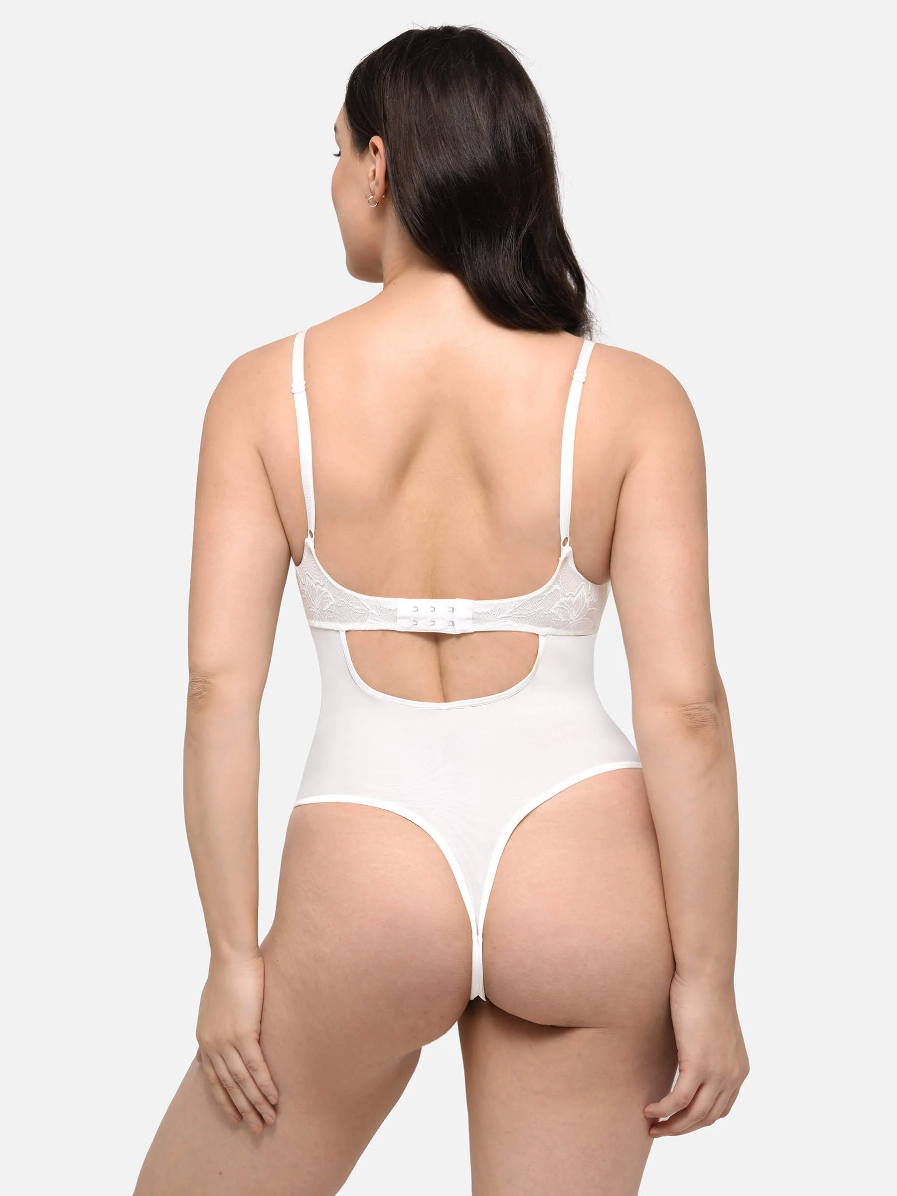 Feelingirl Lace Thong Shapewear Bodysuit - Image 10