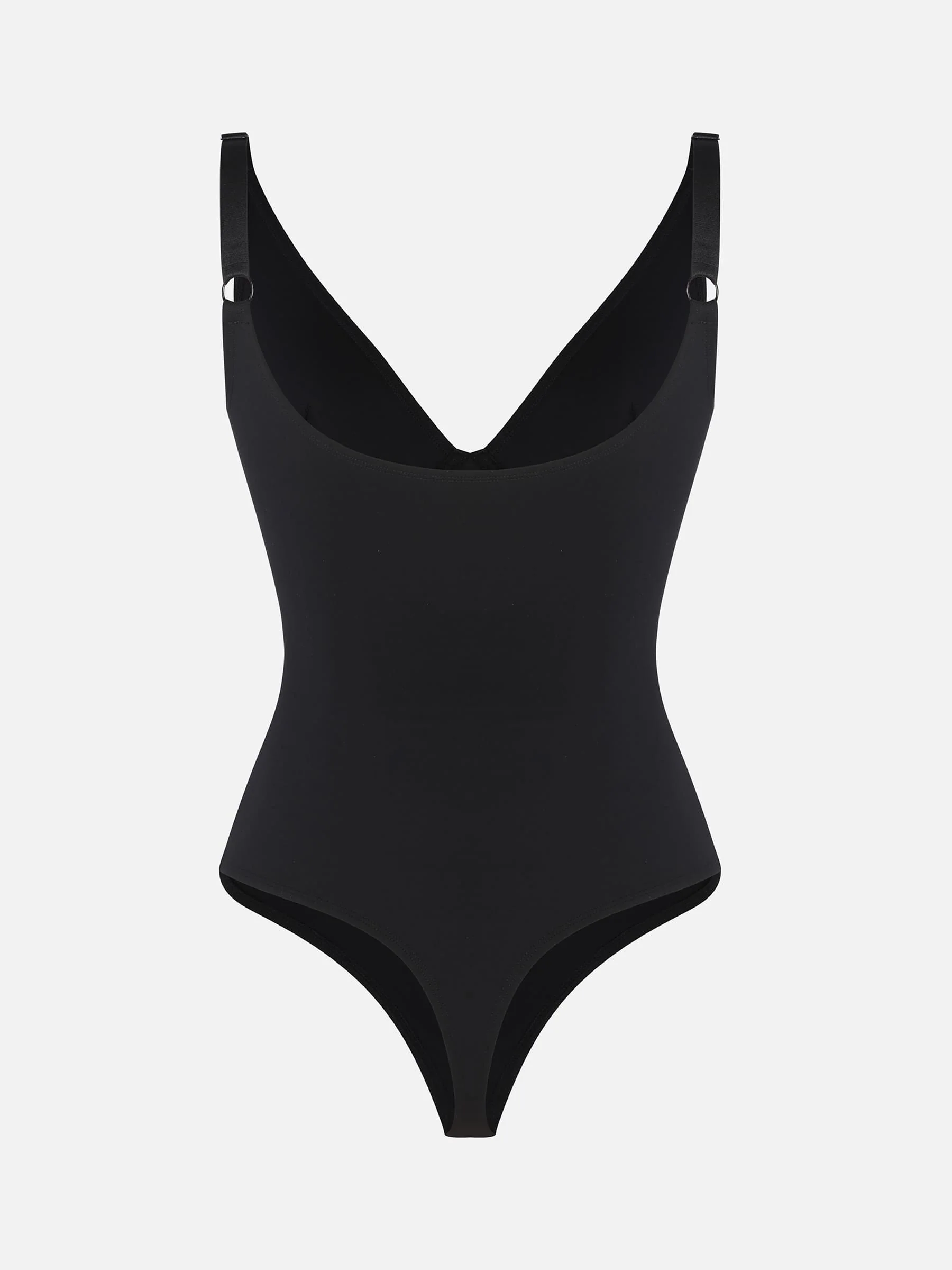 Feelingirl V Neck Tummy Control Thong Shapewear - Image 21