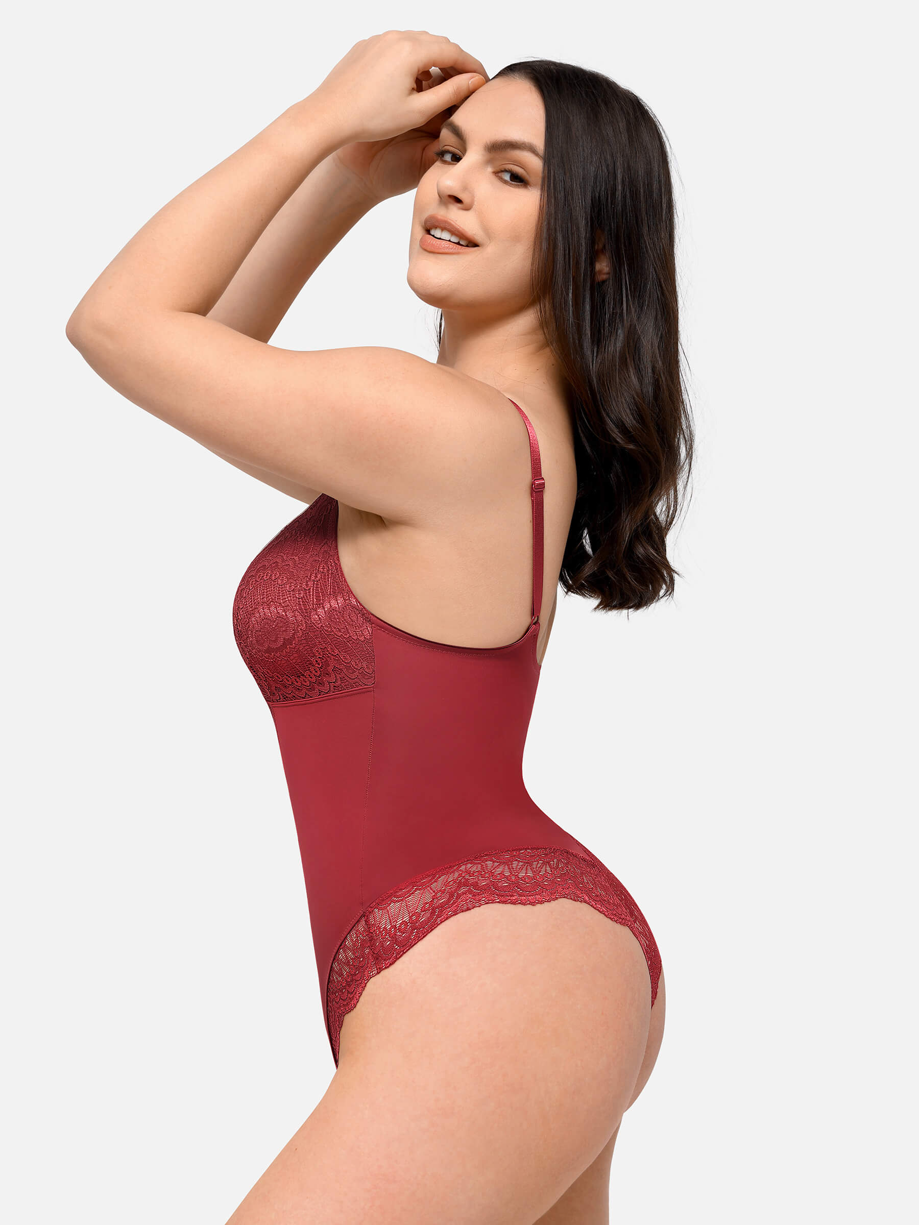 Lace Low Back Lace Bodysuit - Image 13