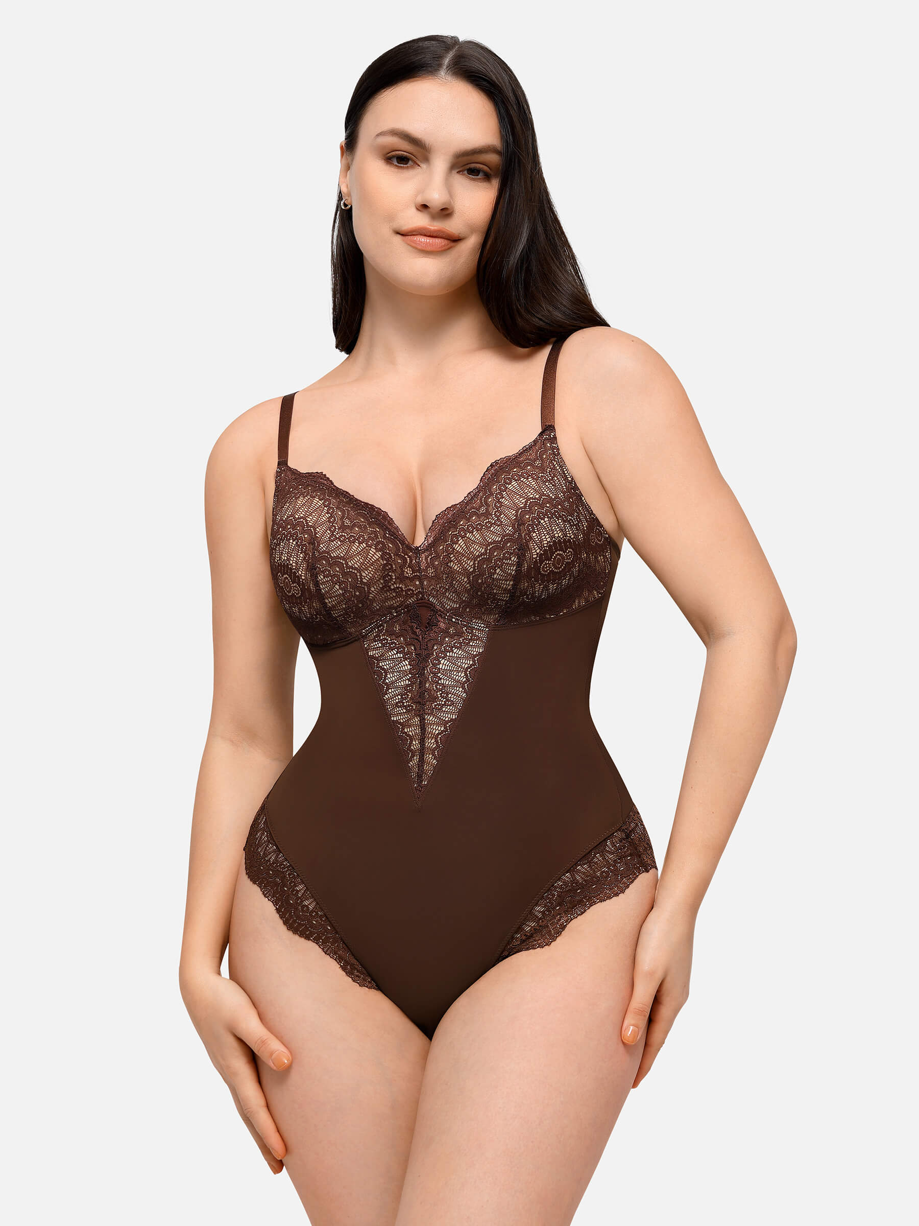 Lace Low Back Lace Bodysuit - Image 15