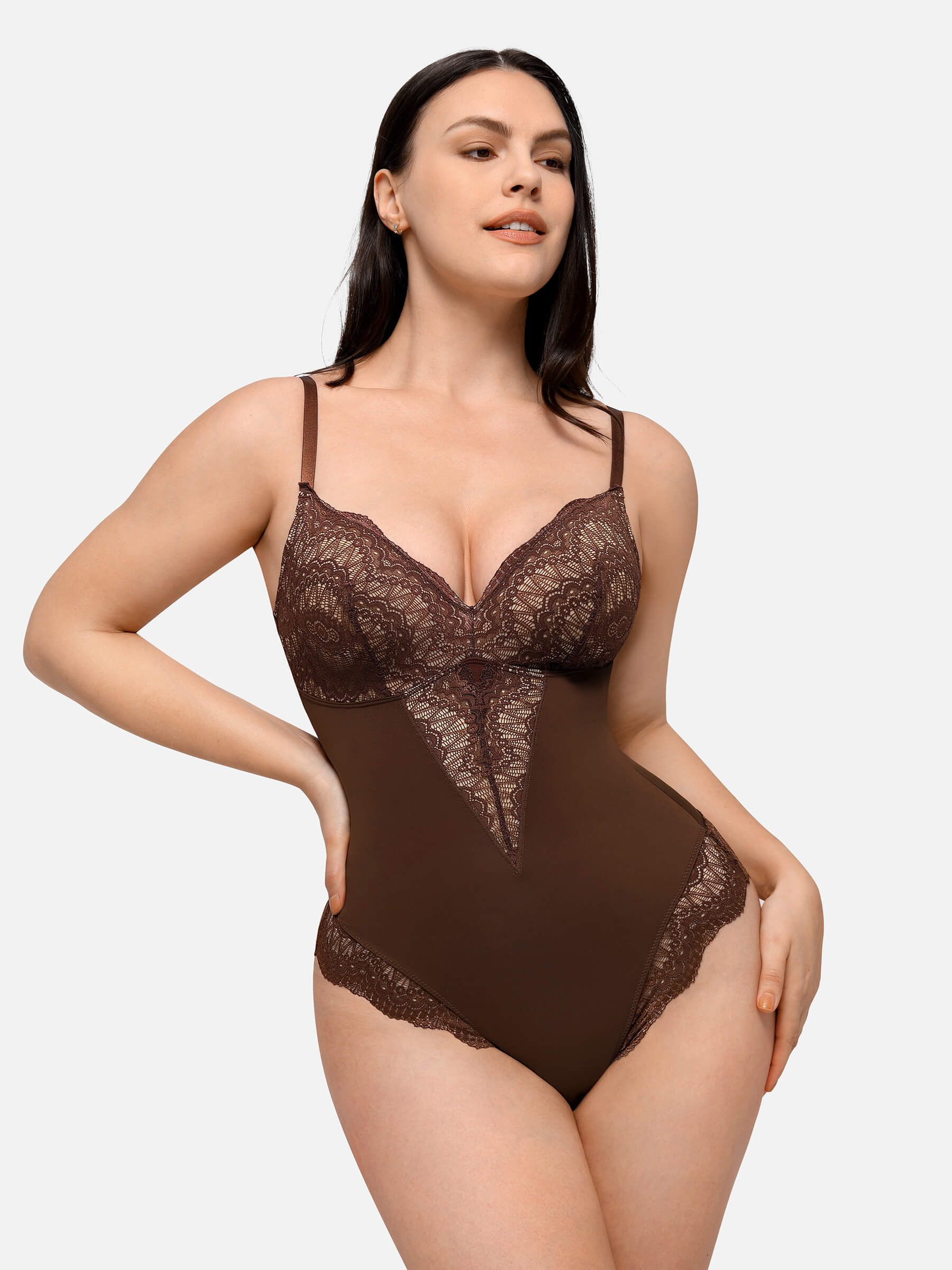 Lace Low Back Lace Bodysuit - Image 17