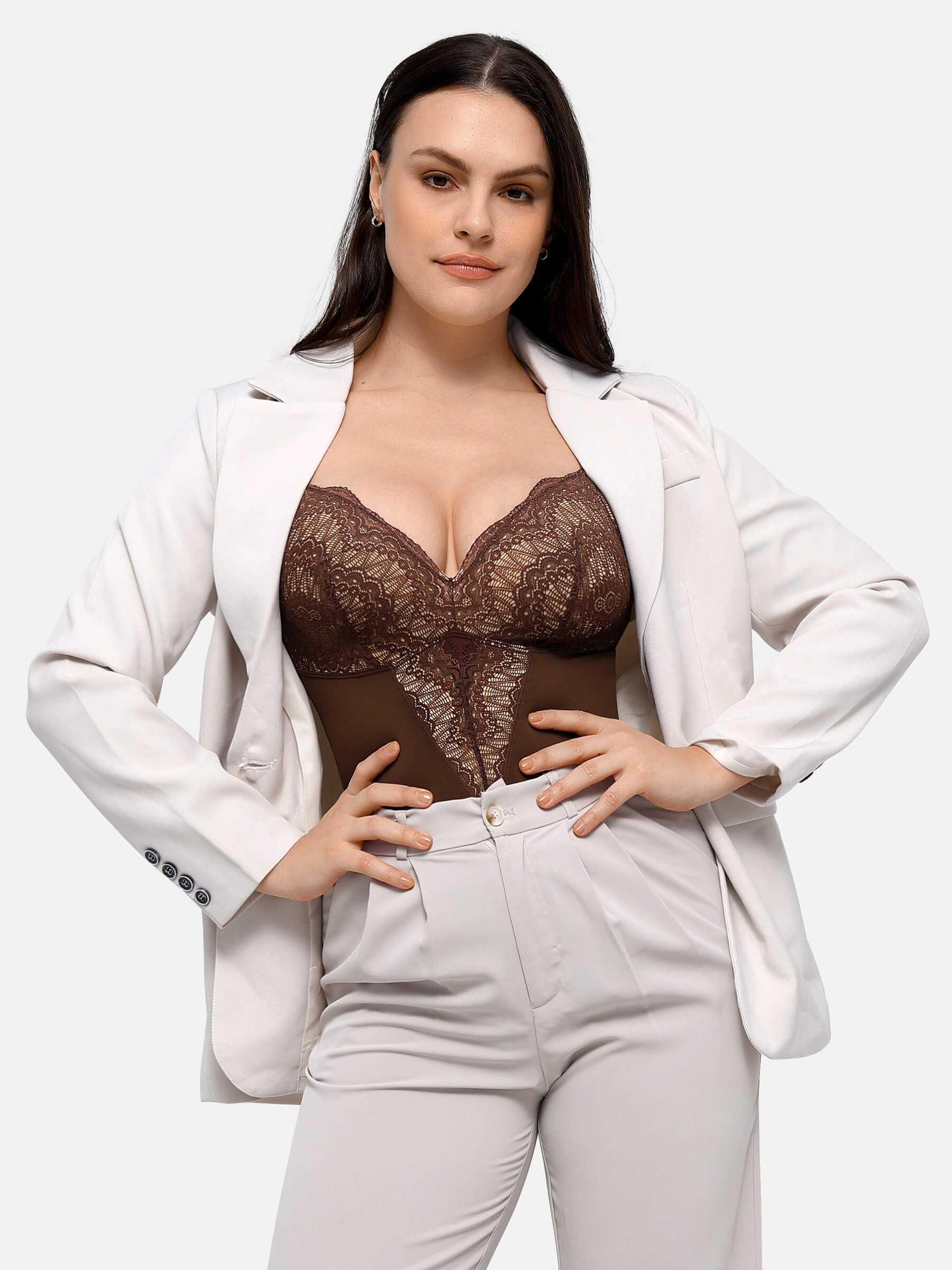 Lace Low Back Lace Bodysuit - Image 20