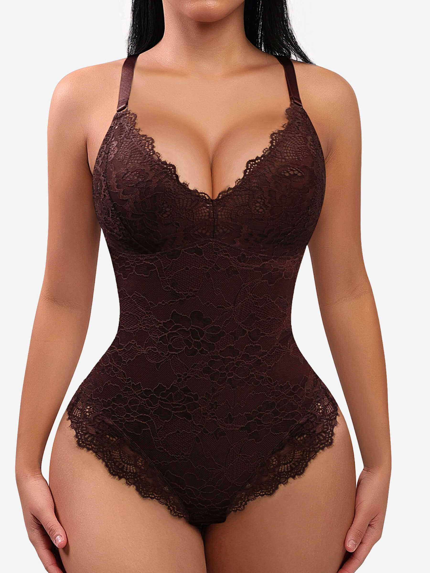 Lace Low Back Lace Bodysuit - Image 26