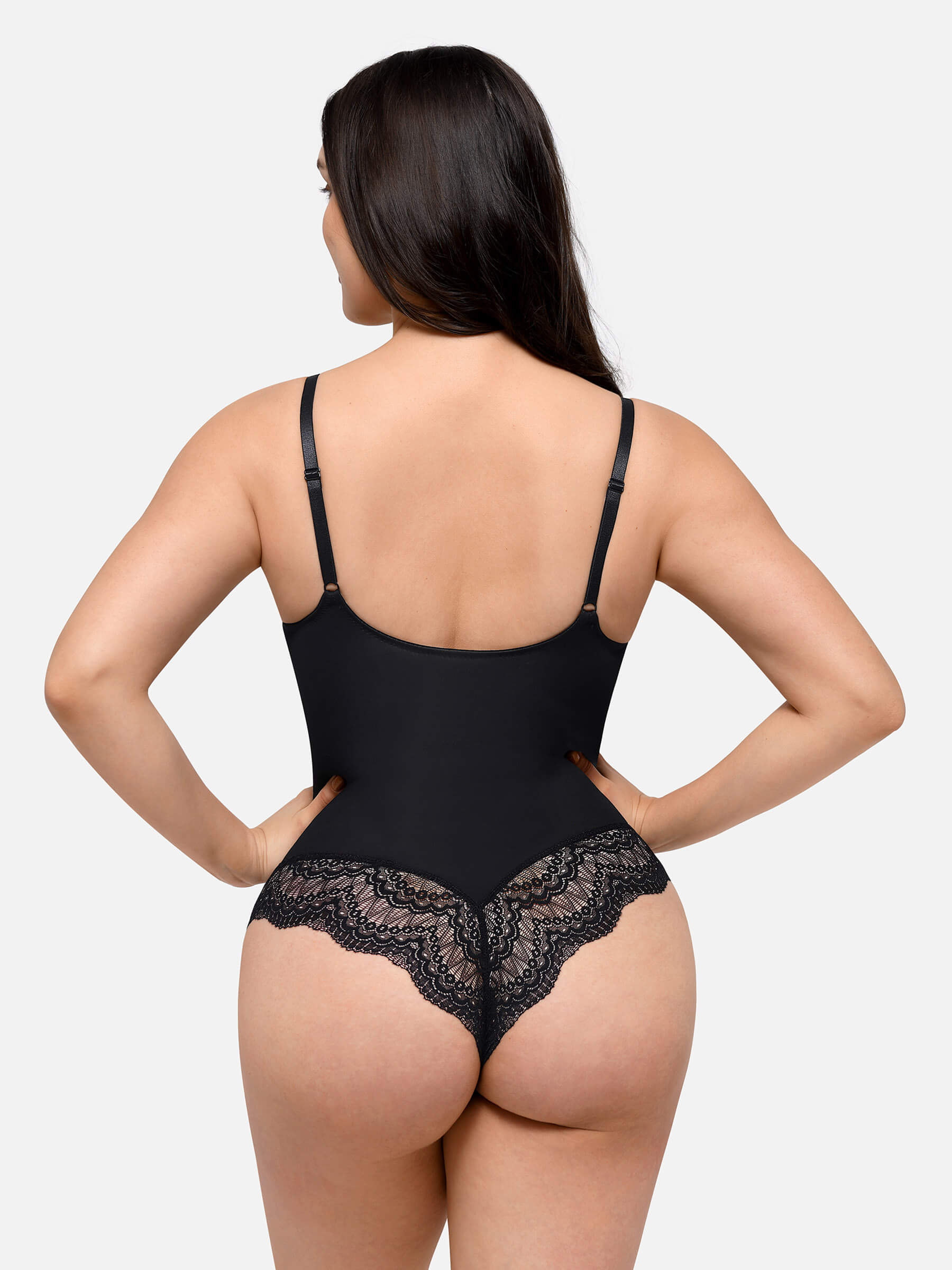 Lace Low Back Lace Bodysuit - Image 3