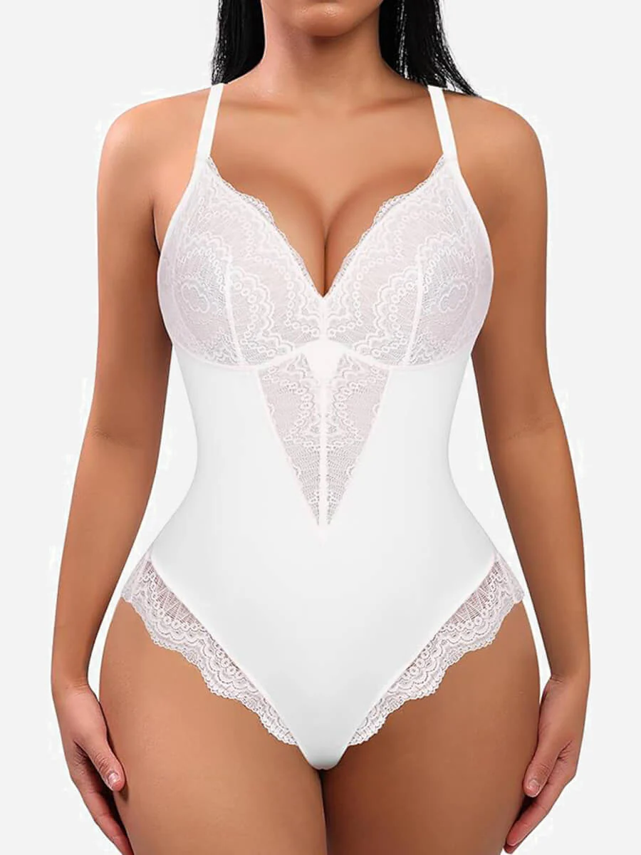 Lace Low Back Lace Bodysuit - Image 32