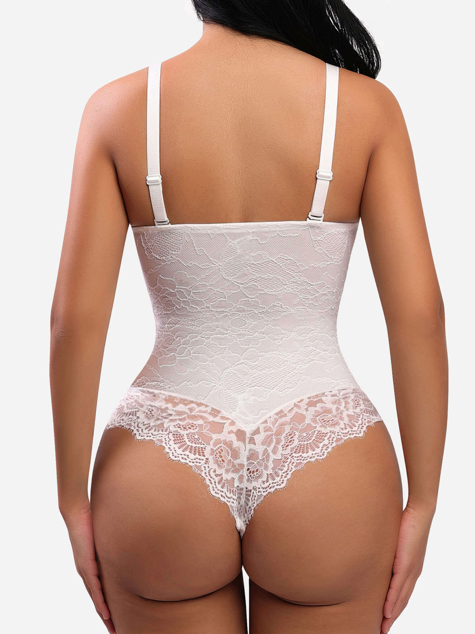 Lace Low Back Lace Bodysuit - Image 33
