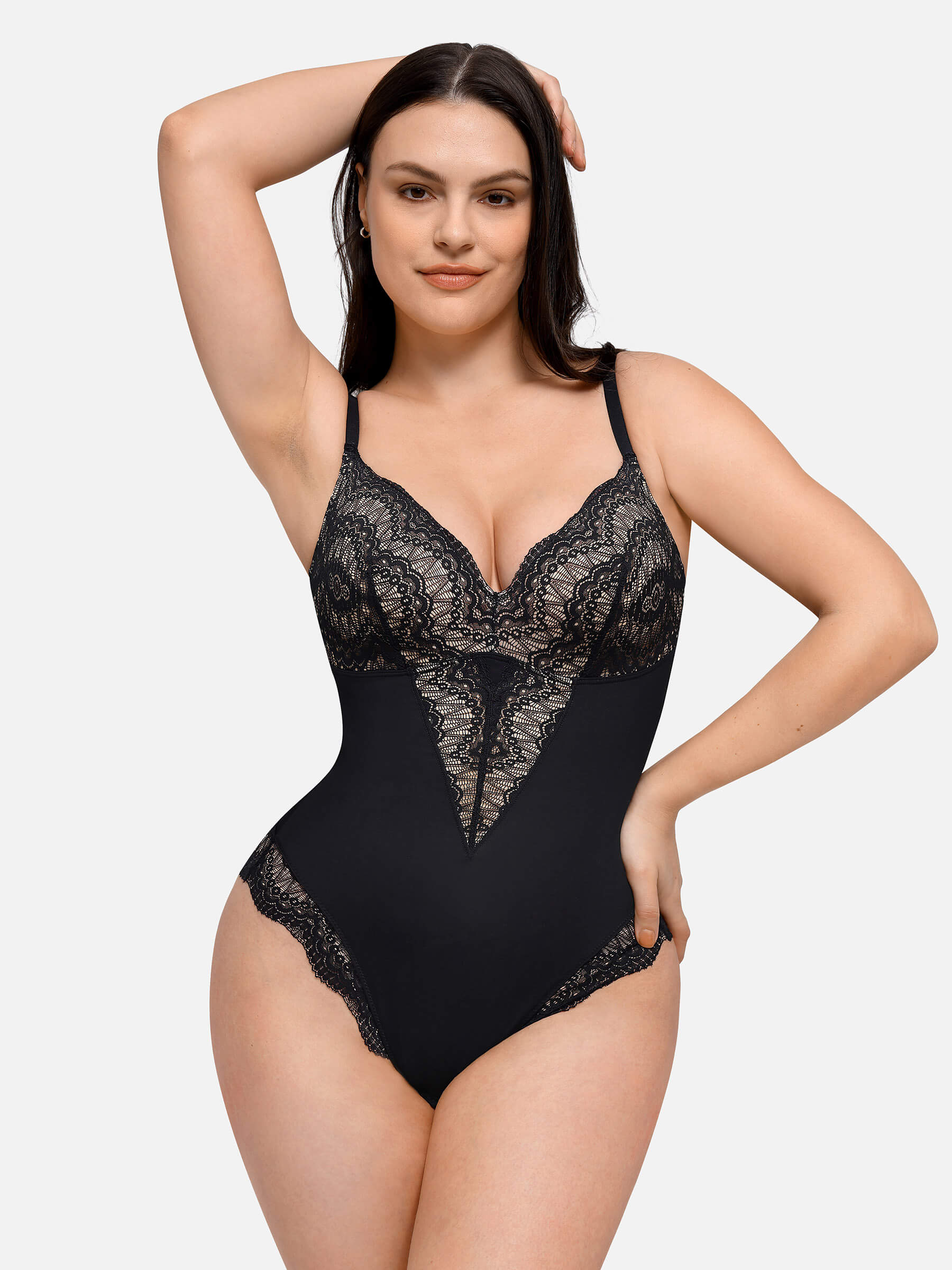 Lace Low Back Lace Bodysuit - Image 6