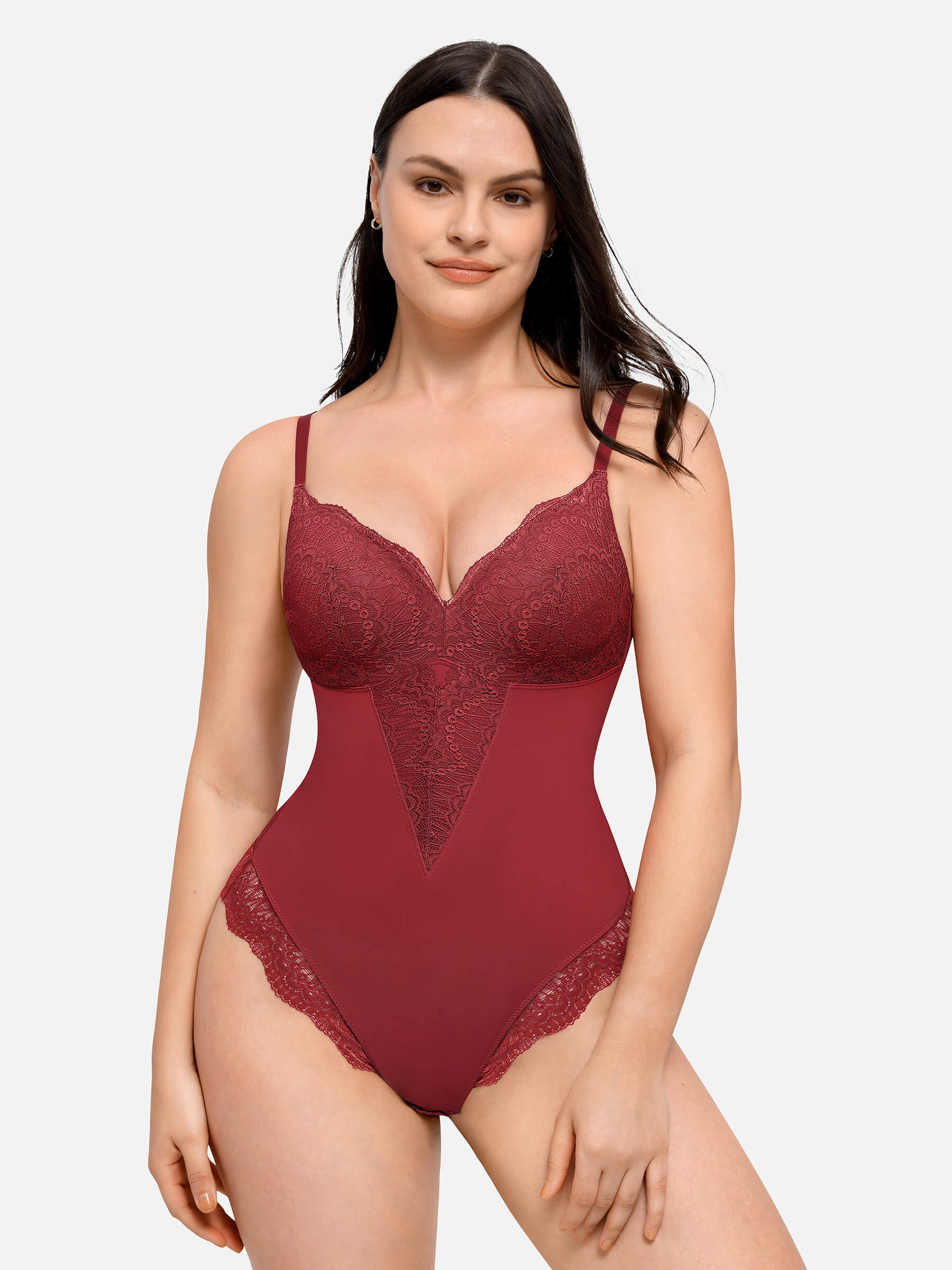 Lace Low Back Lace Bodysuit - Image 9